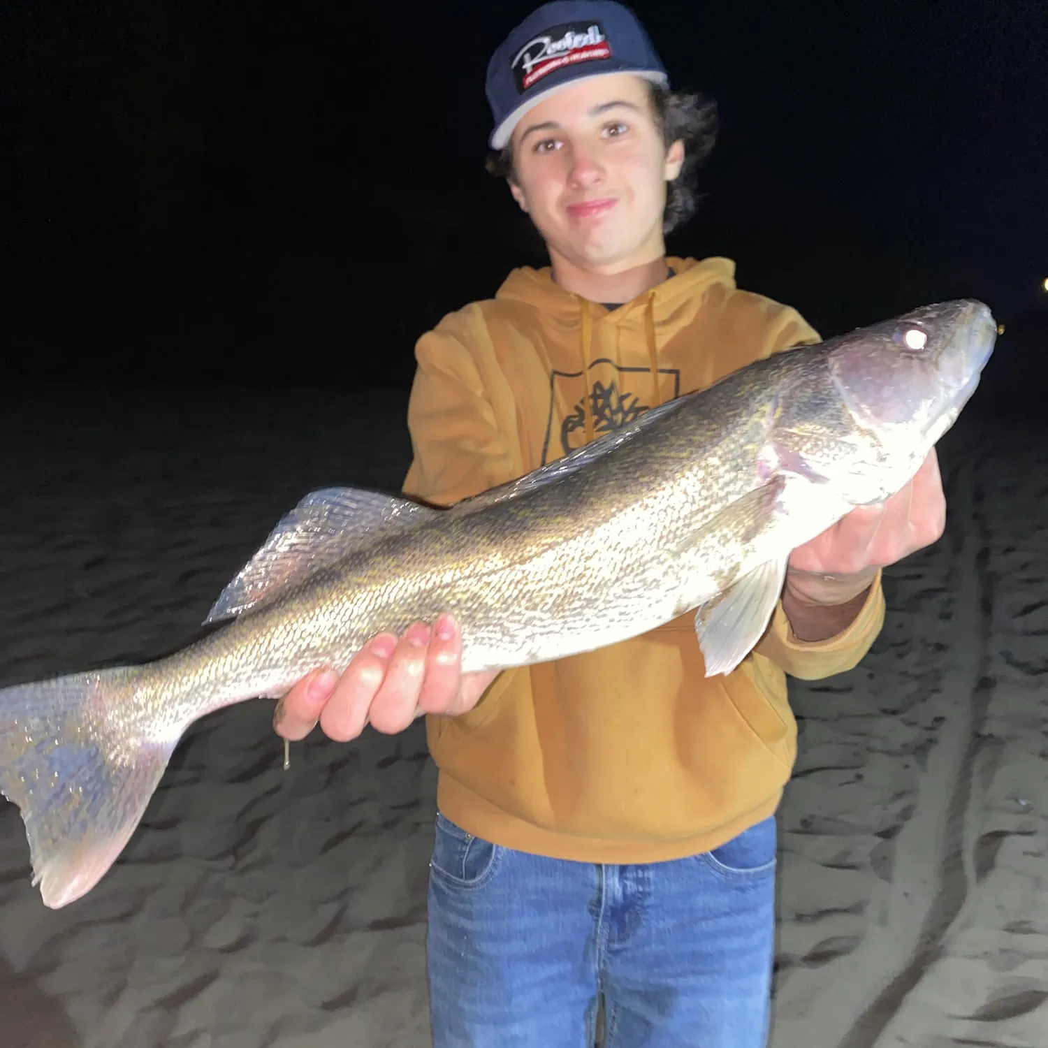 Walleye caught on Fishbrain
