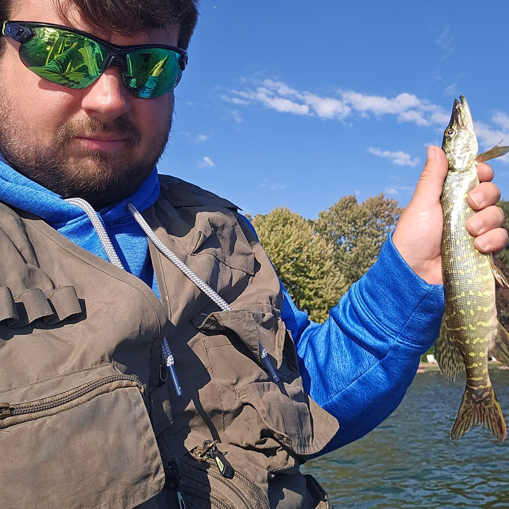 Northern pike caught on Fishbrain