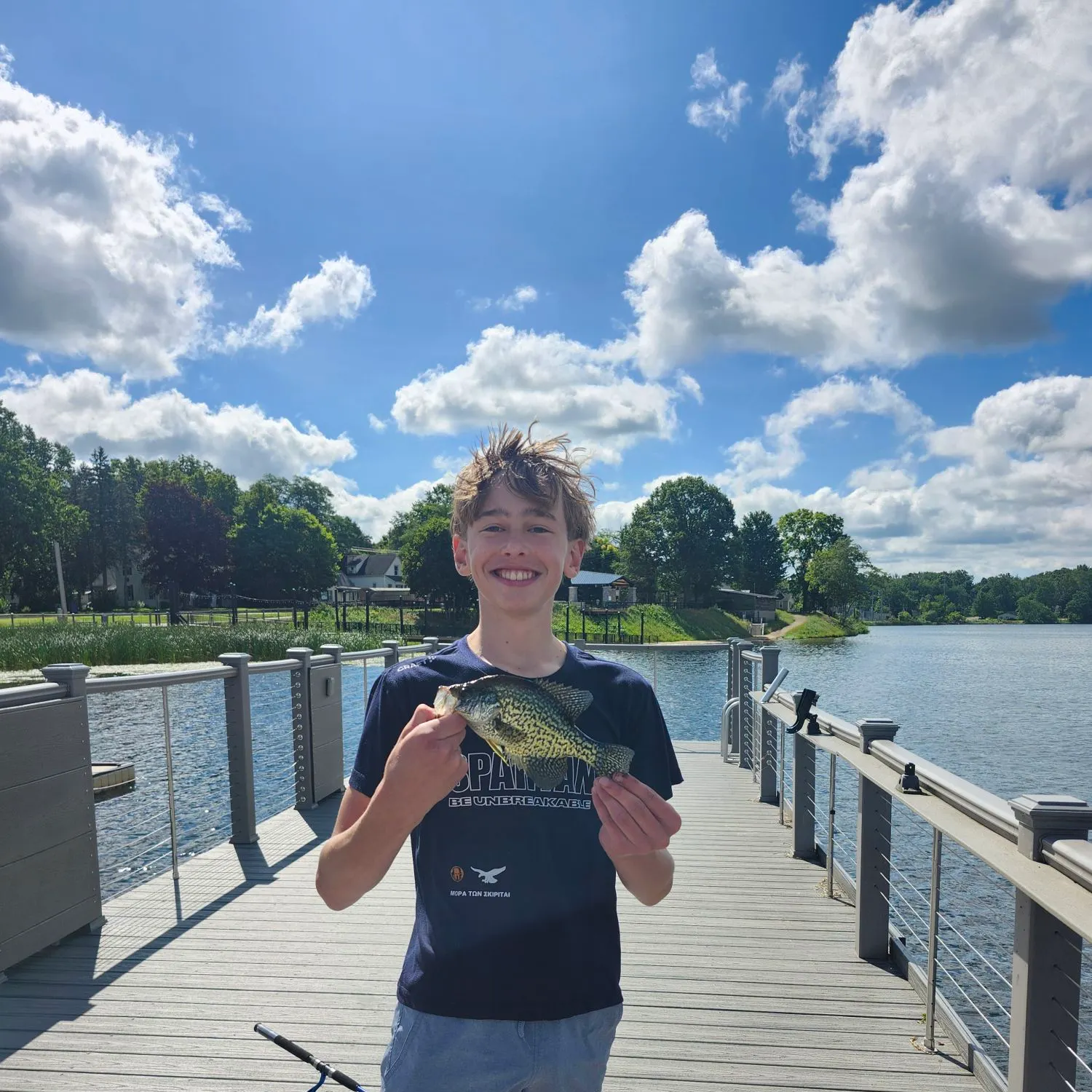 Black crappie caught on Fishbrain