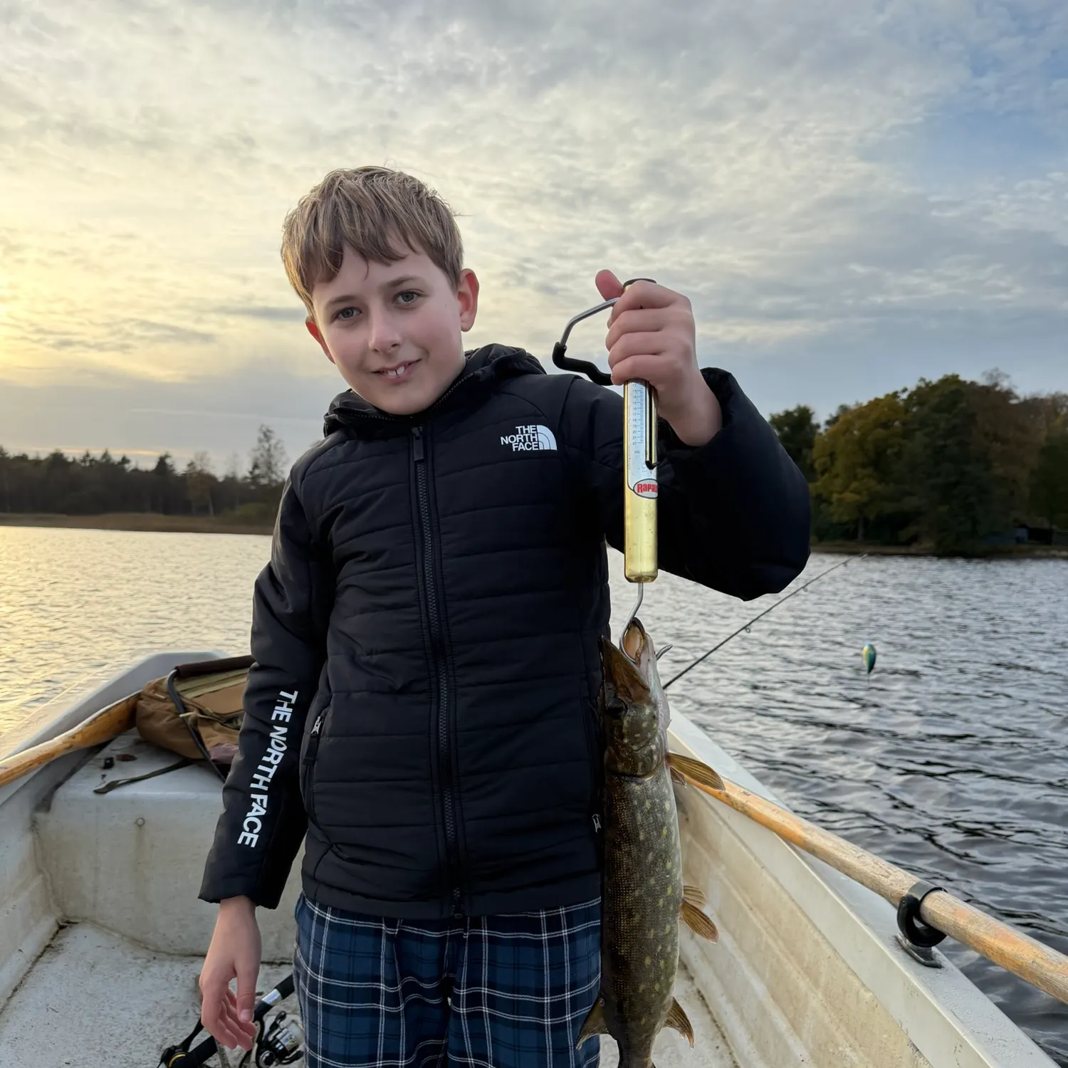 Northern pike caught on Fishbrain