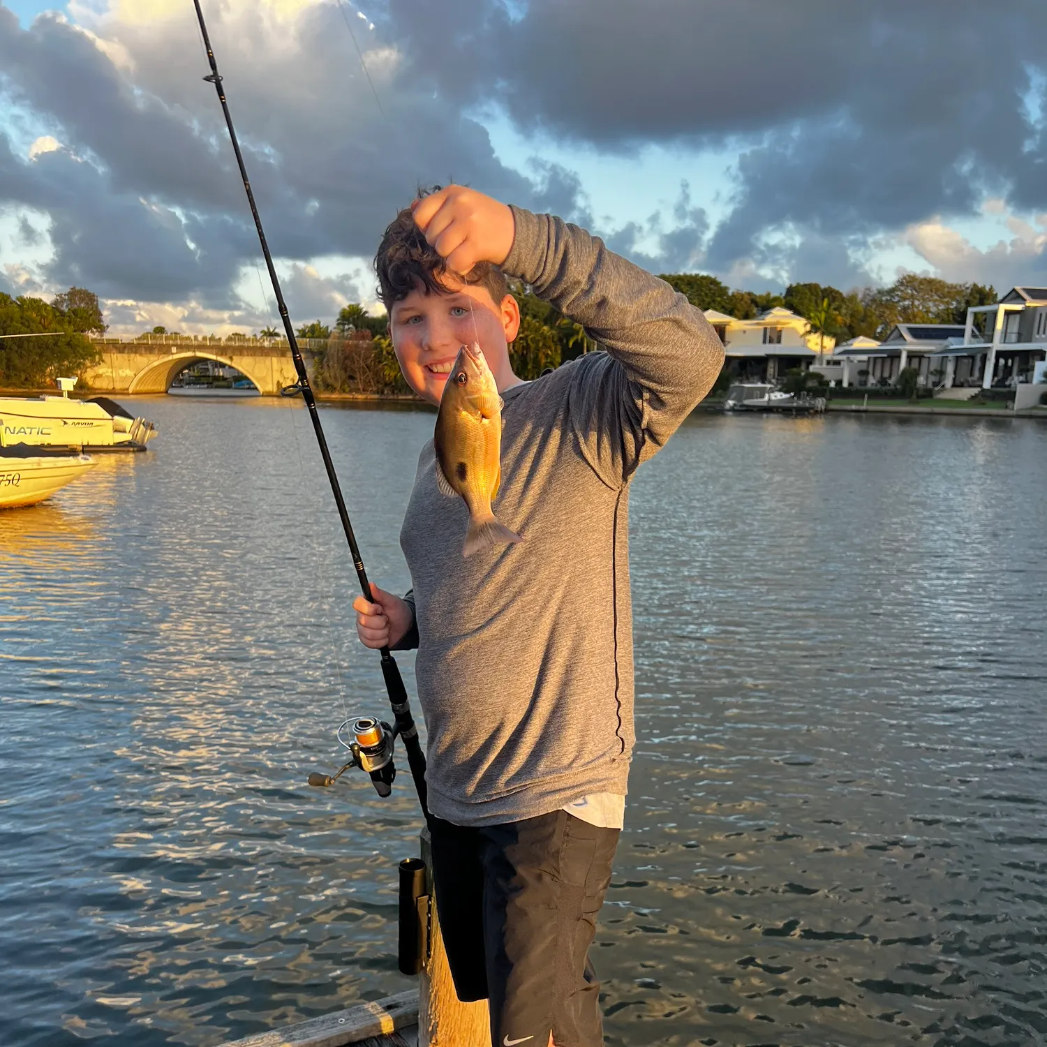 Moses perch caught on Fishbrain
