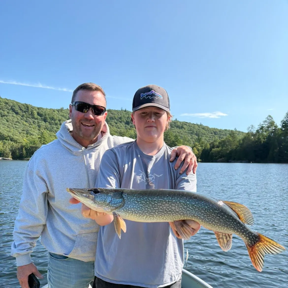 Northern pike caught on Fishbrain