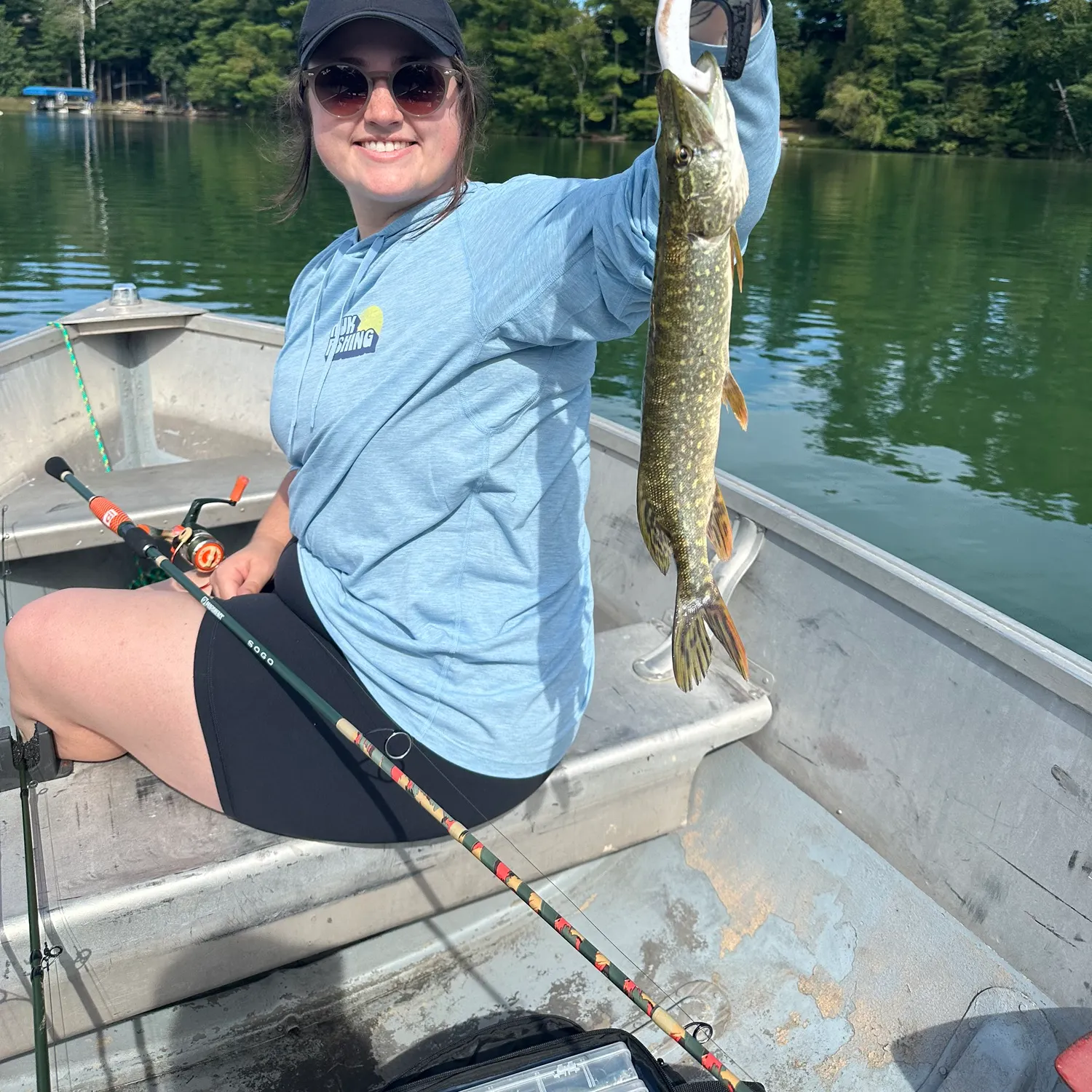 Northern pike caught on Fishbrain