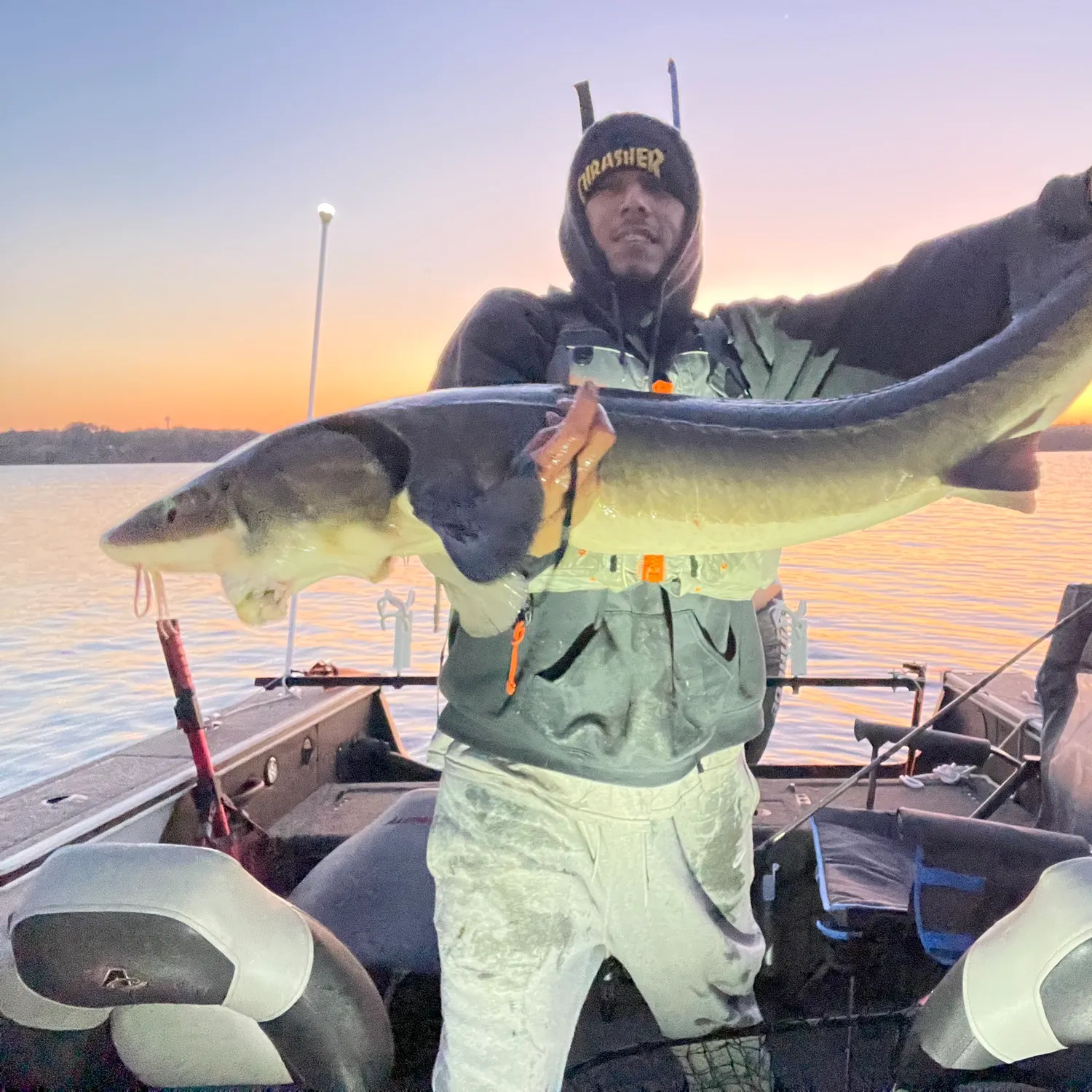 Lake sturgeon caught on Fishbrain