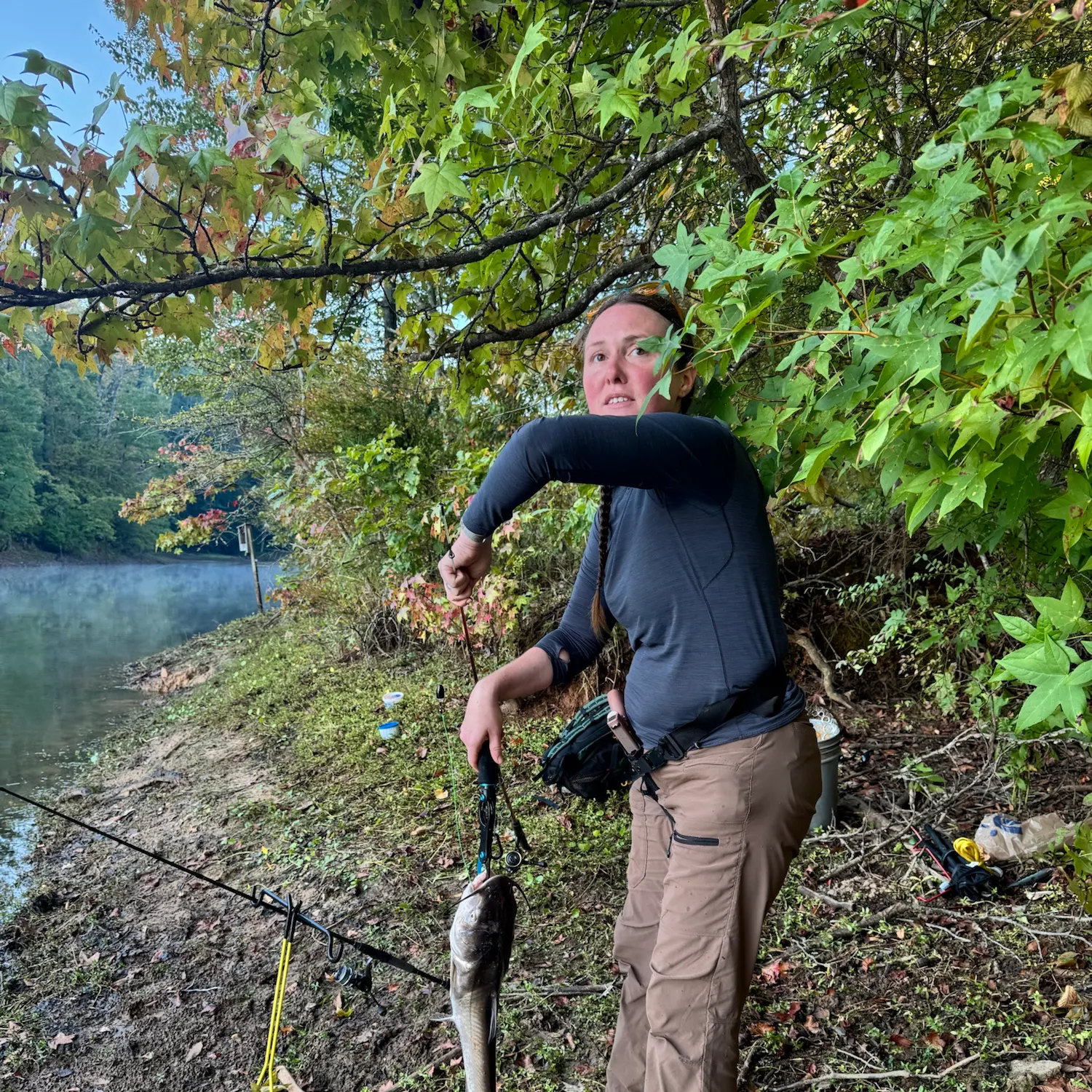 Channel catfish caught on Fishbrain