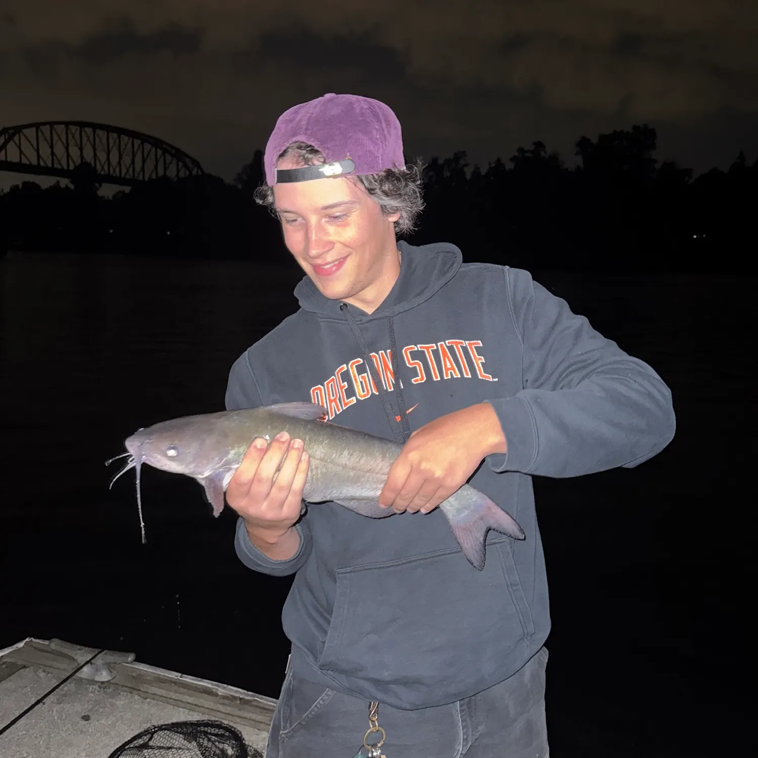 Channel catfish caught on Fishbrain