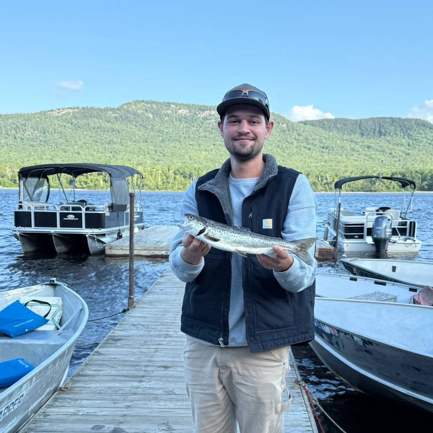 Landlocked atlantic salmon caught on Fishbrain