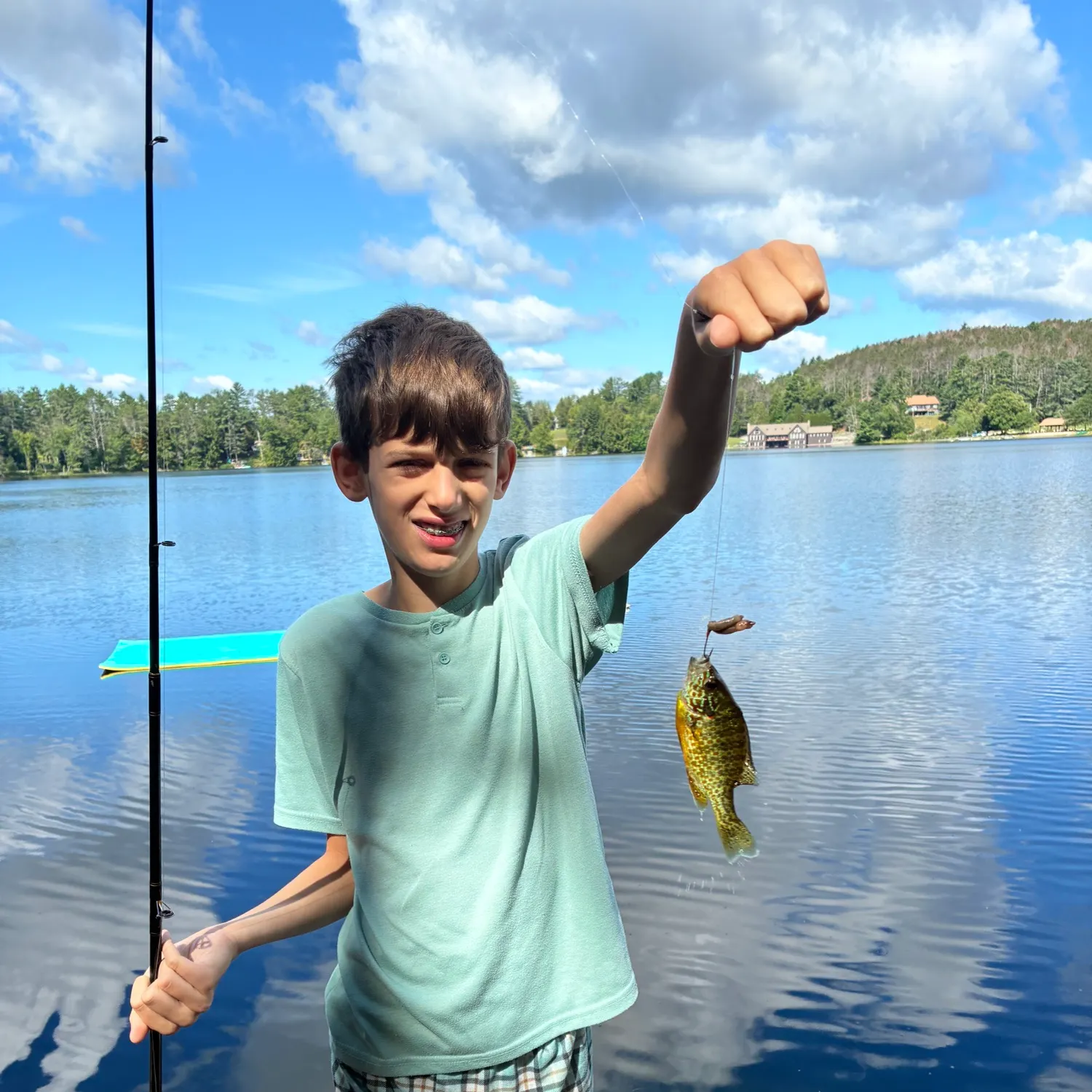 Pumpkinseed caught on Fishbrain