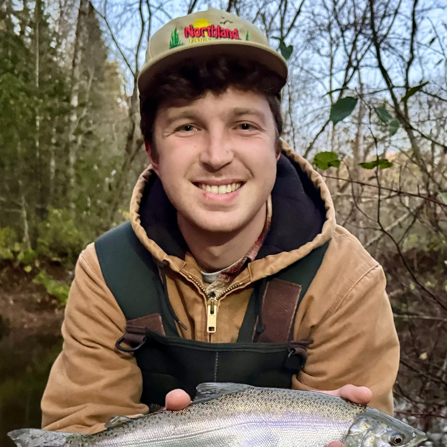 Coho salmon caught on Fishbrain