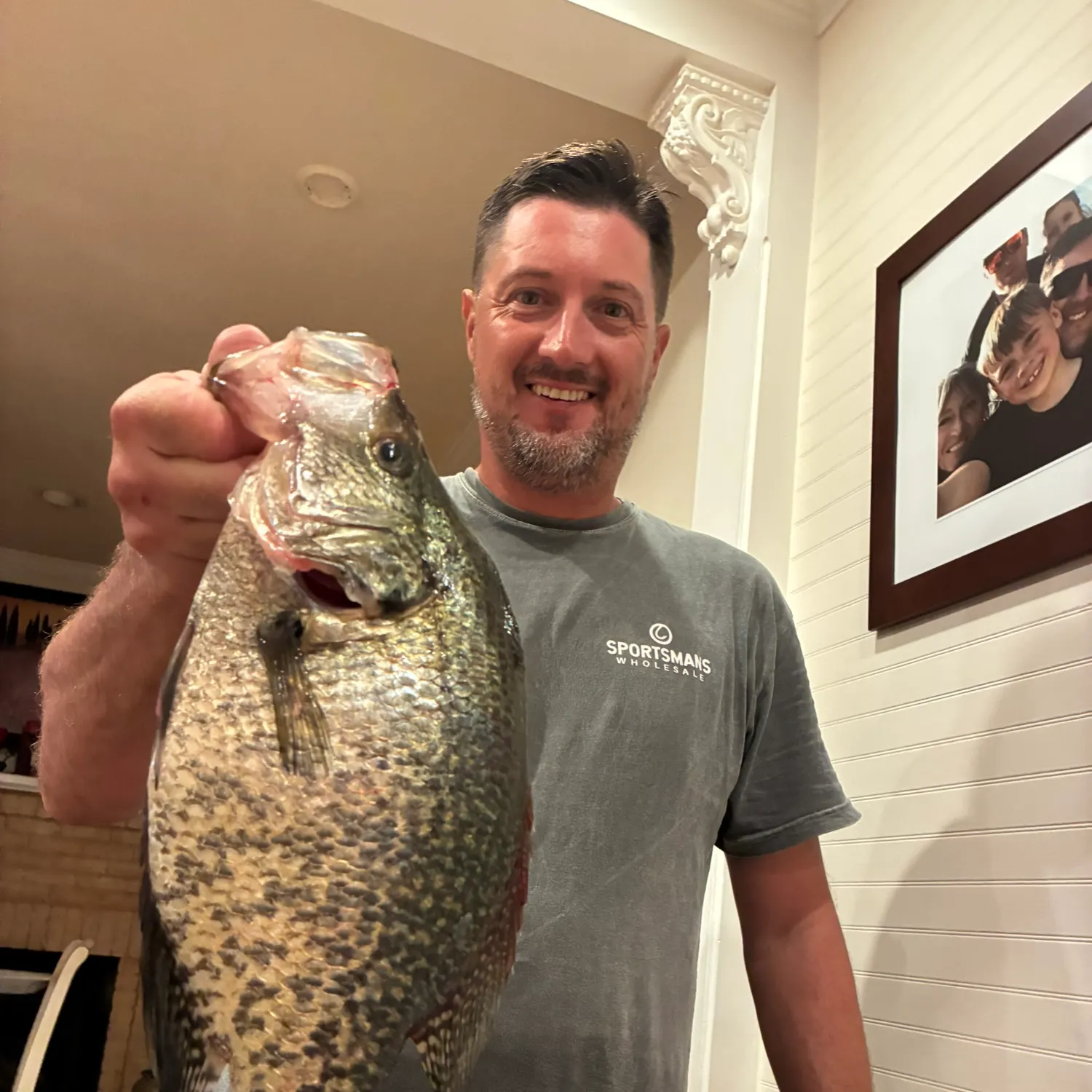 Black crappie caught on Fishbrain