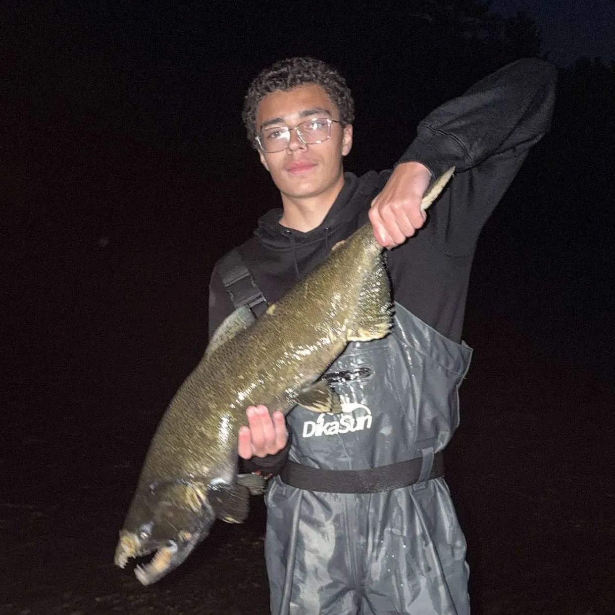 Chinook salmon caught on Fishbrain