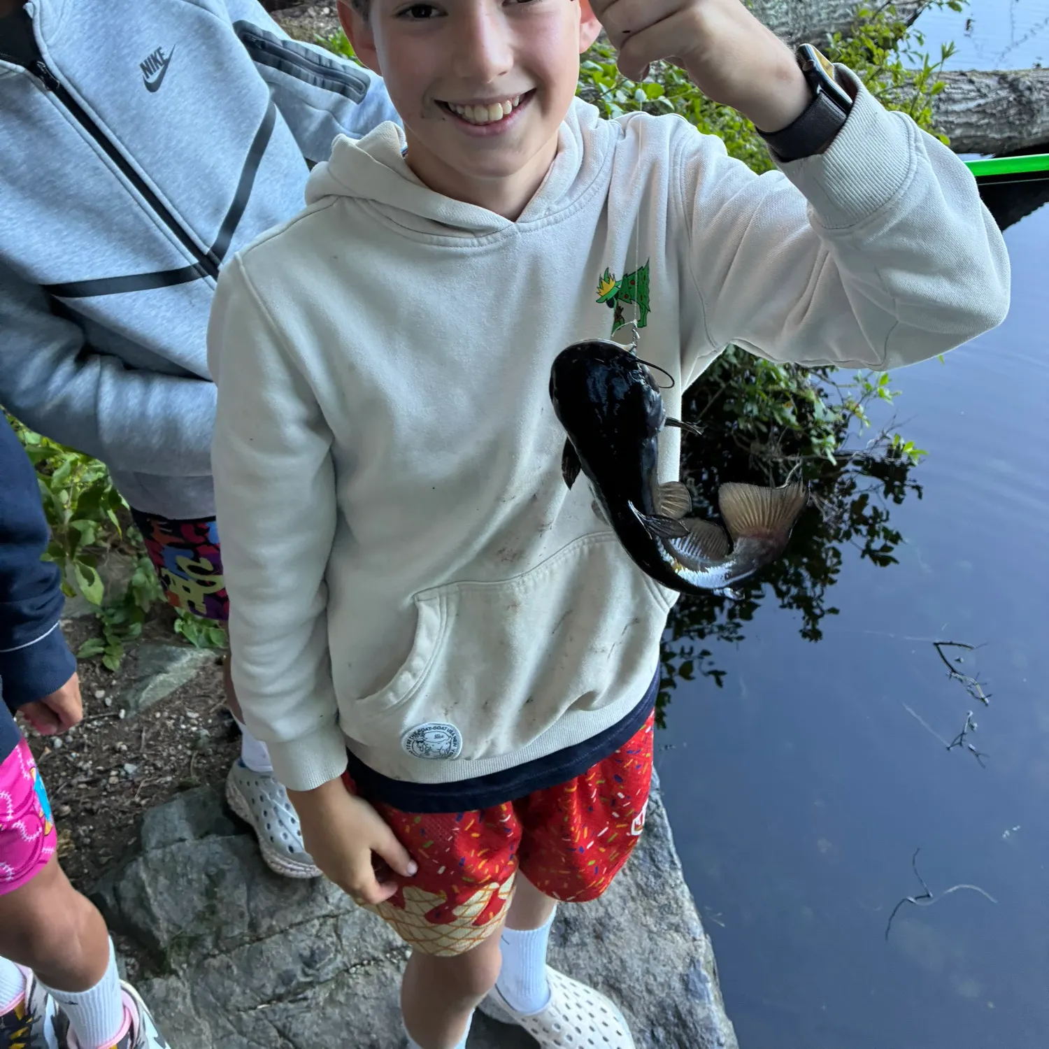 Black bullhead caught on Fishbrain