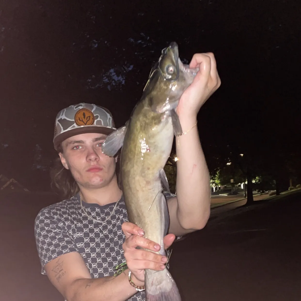 Channel catfish caught on Fishbrain
