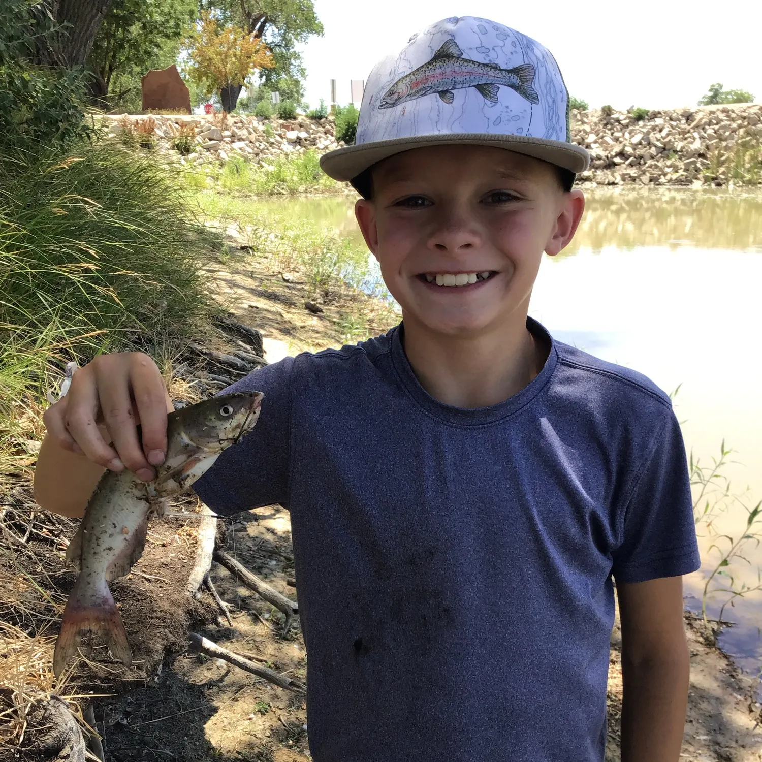 Channel catfish caught on Fishbrain