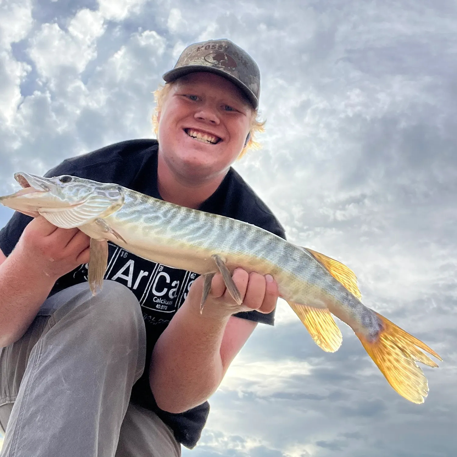 Tiger muskie caught on Fishbrain