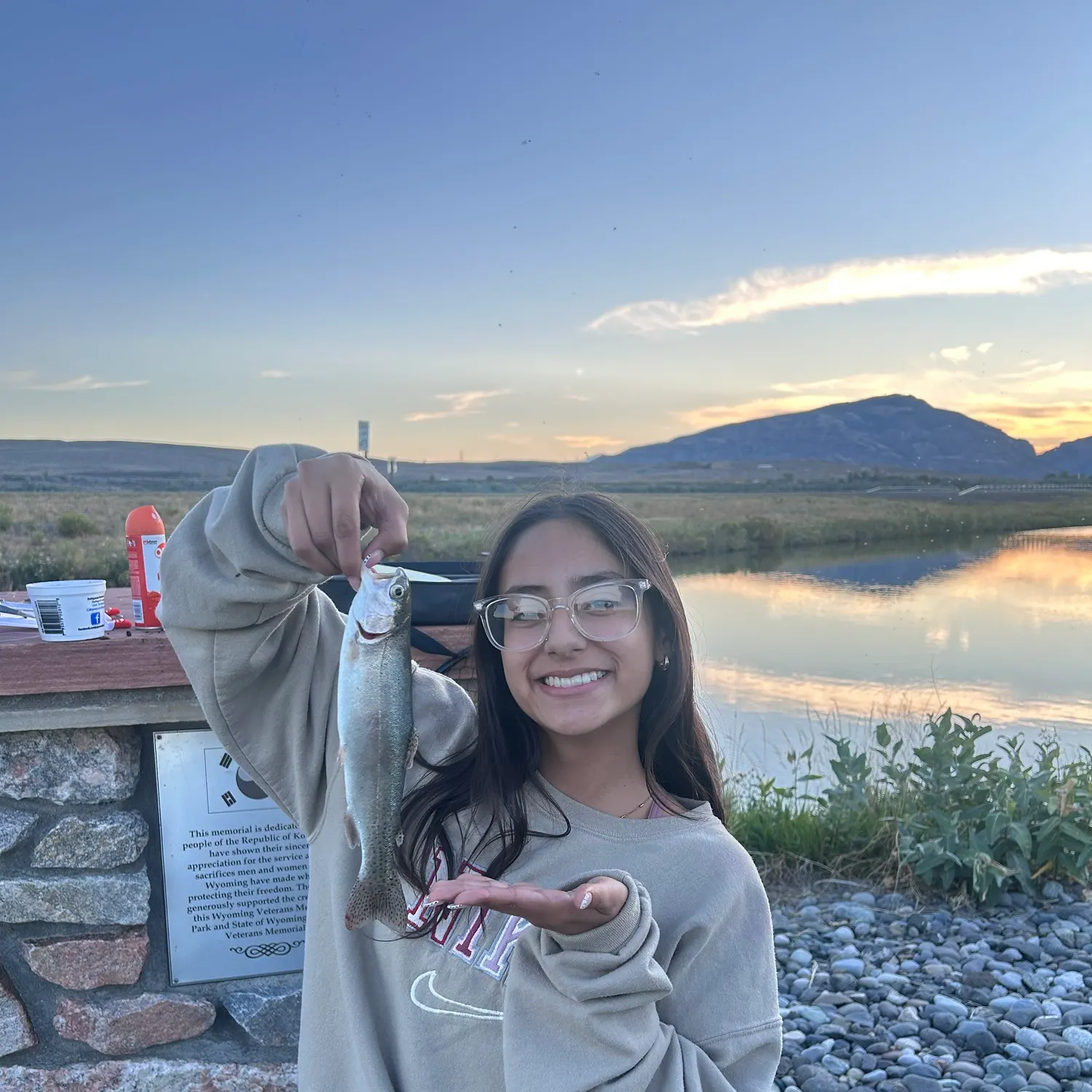 Rainbow trout caught on Fishbrain