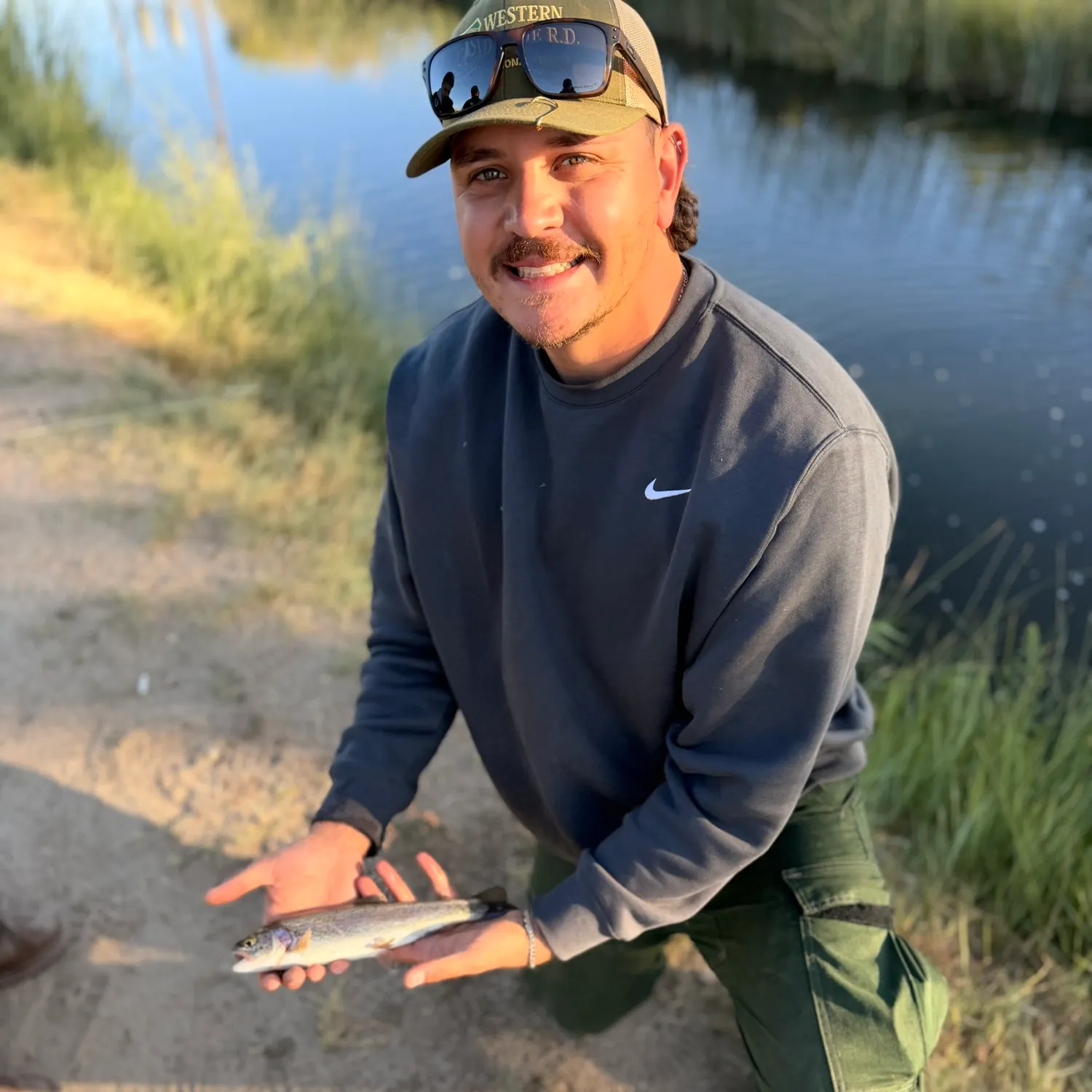 Rainbow trout caught on Fishbrain