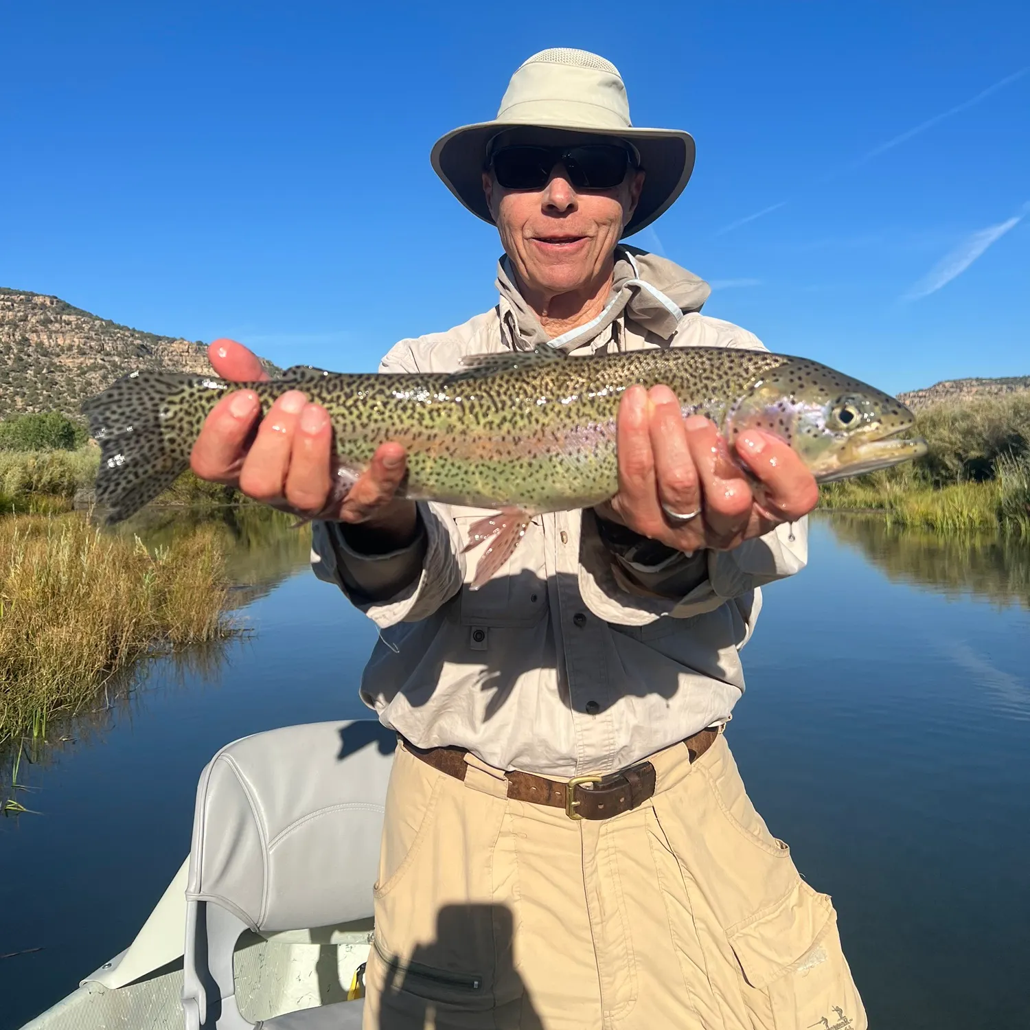 Rainbow trout caught on Fishbrain