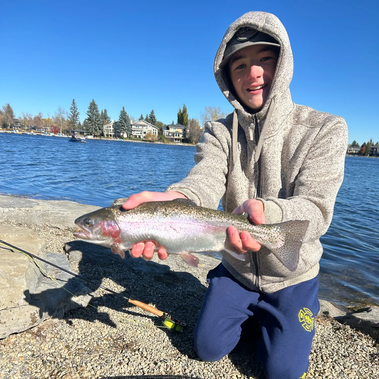 Rainbow trout caught on Fishbrain