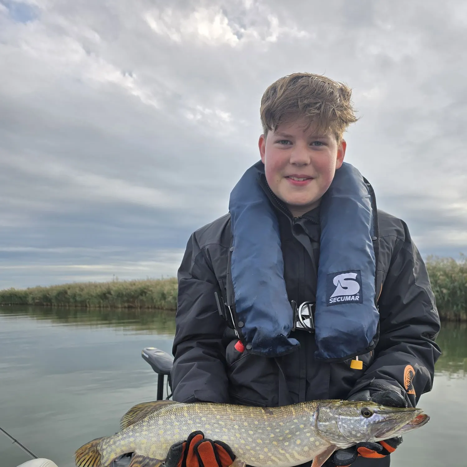 Northern pike caught on Fishbrain