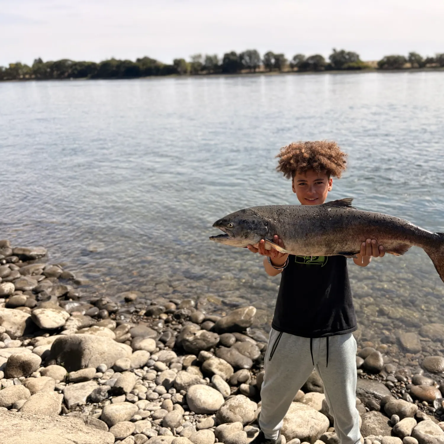 Chinook salmon caught on Fishbrain