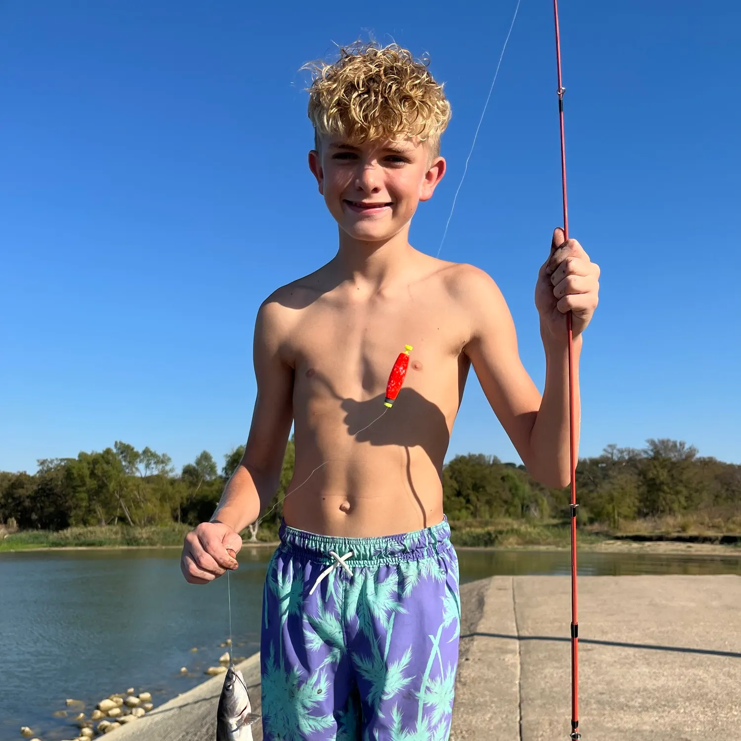Channel catfish caught on Fishbrain