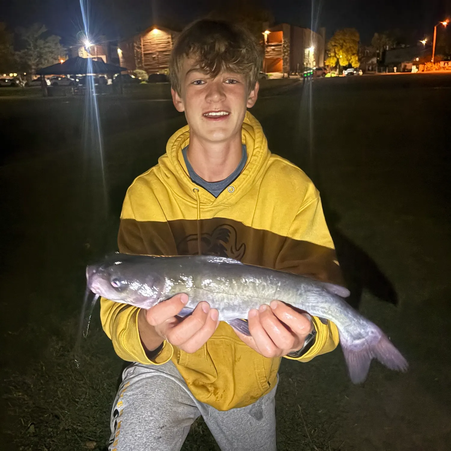 Channel catfish caught on Fishbrain