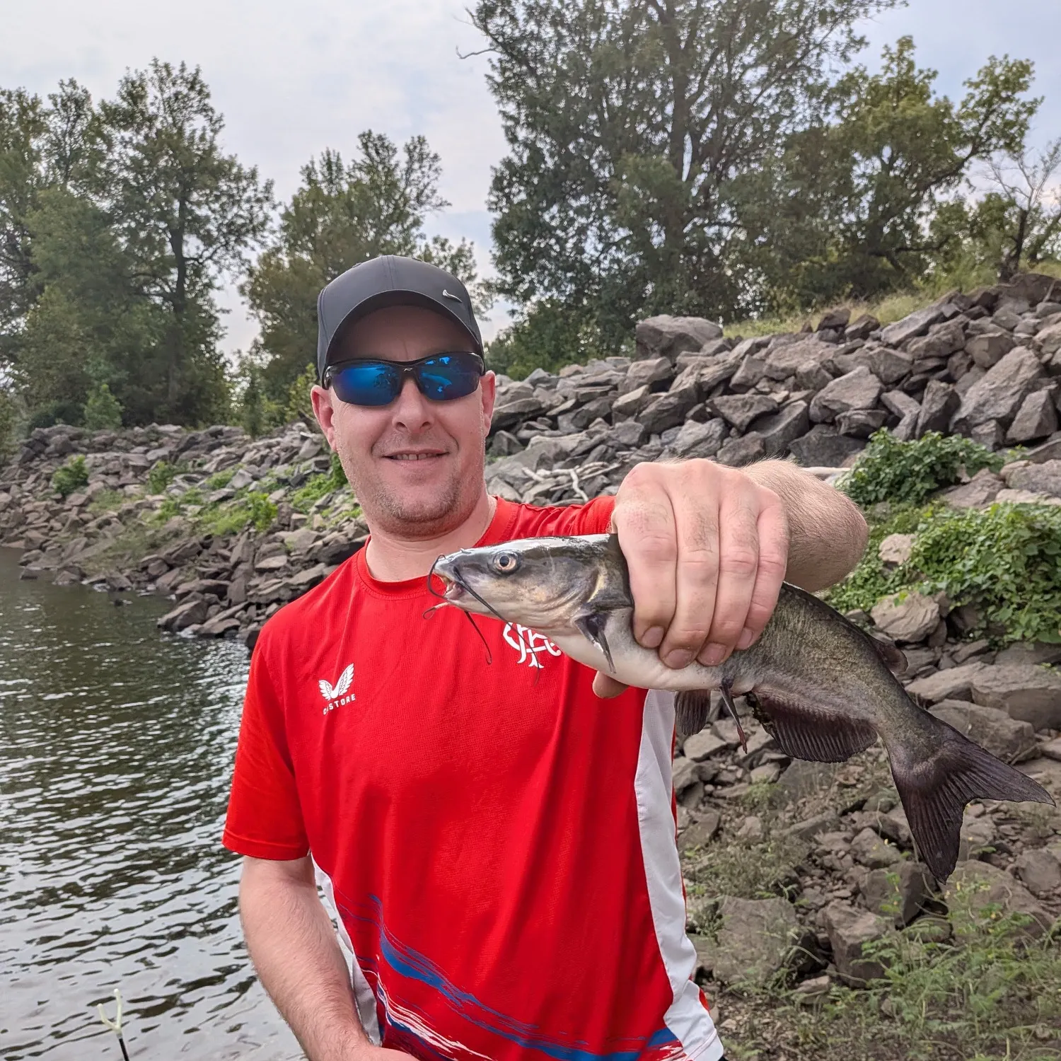 Channel catfish caught on Fishbrain