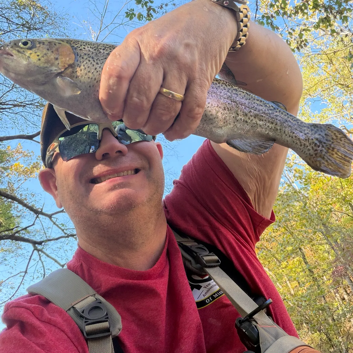 Rainbow trout caught on Fishbrain