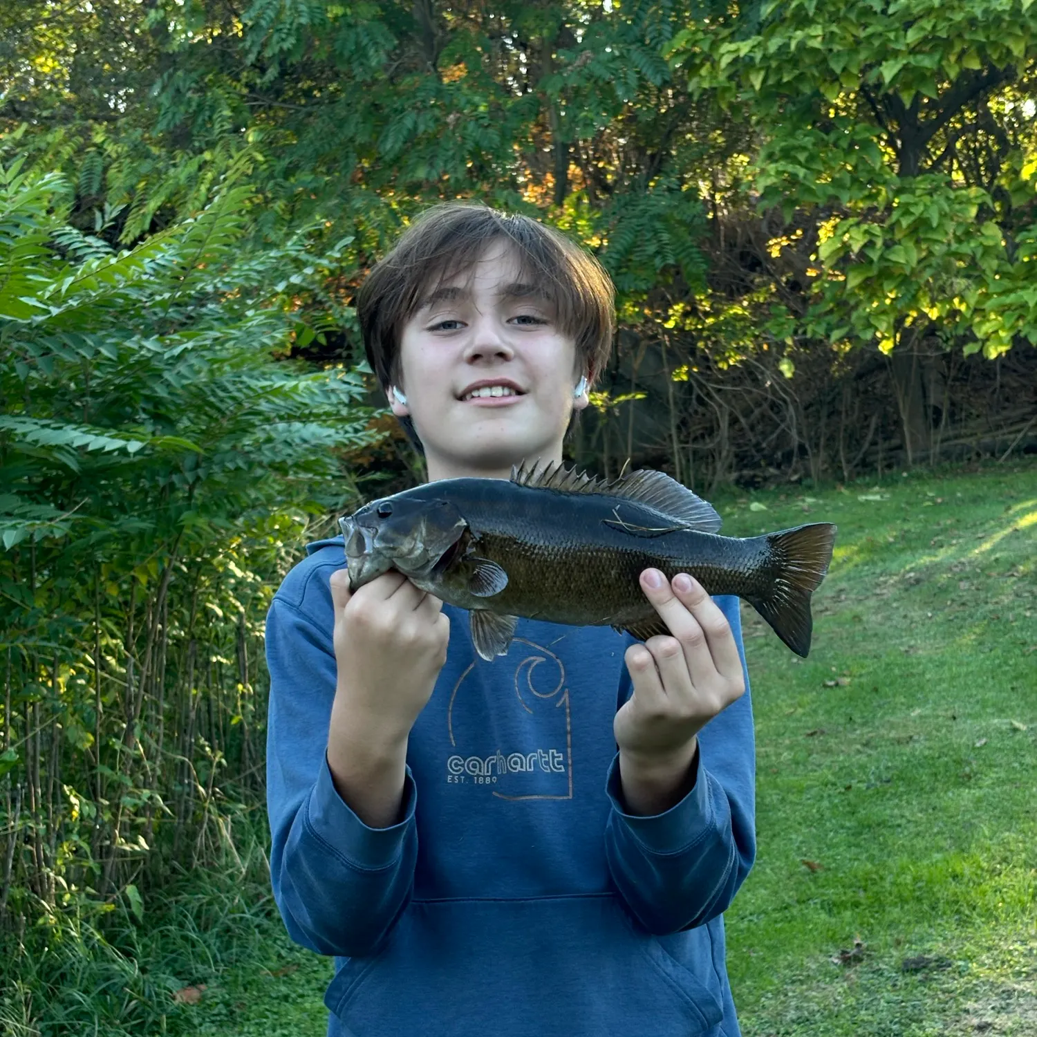 Smallmouth bass caught on Fishbrain