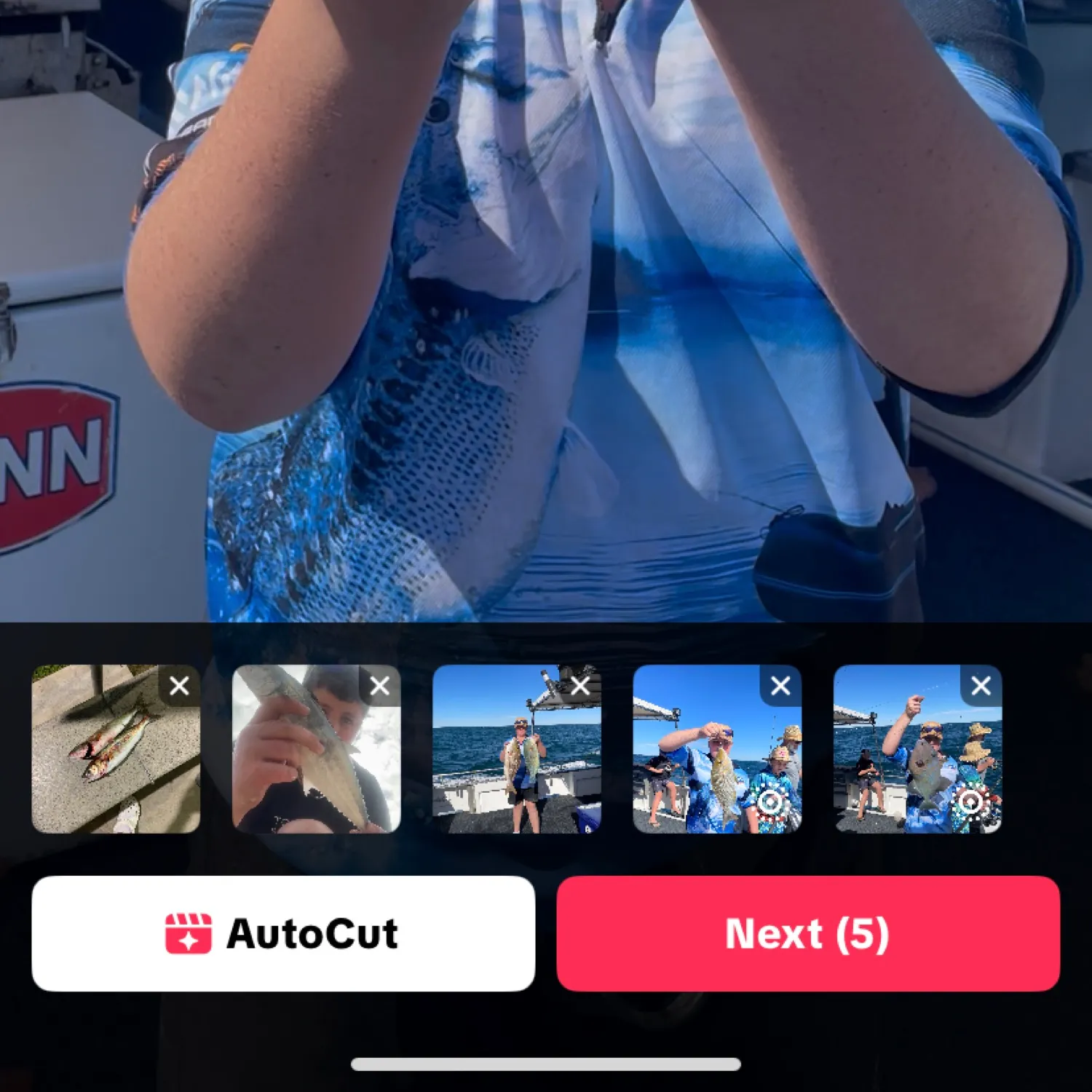 recently logged catches