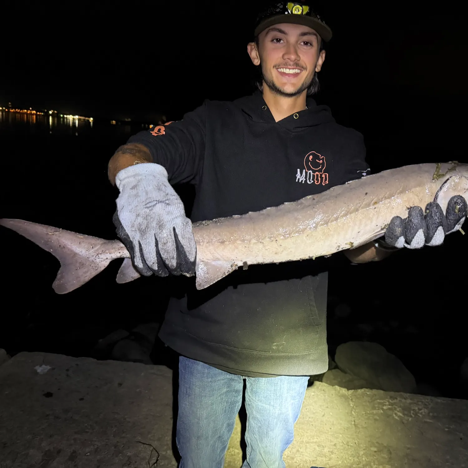 Lake sturgeon caught on Fishbrain