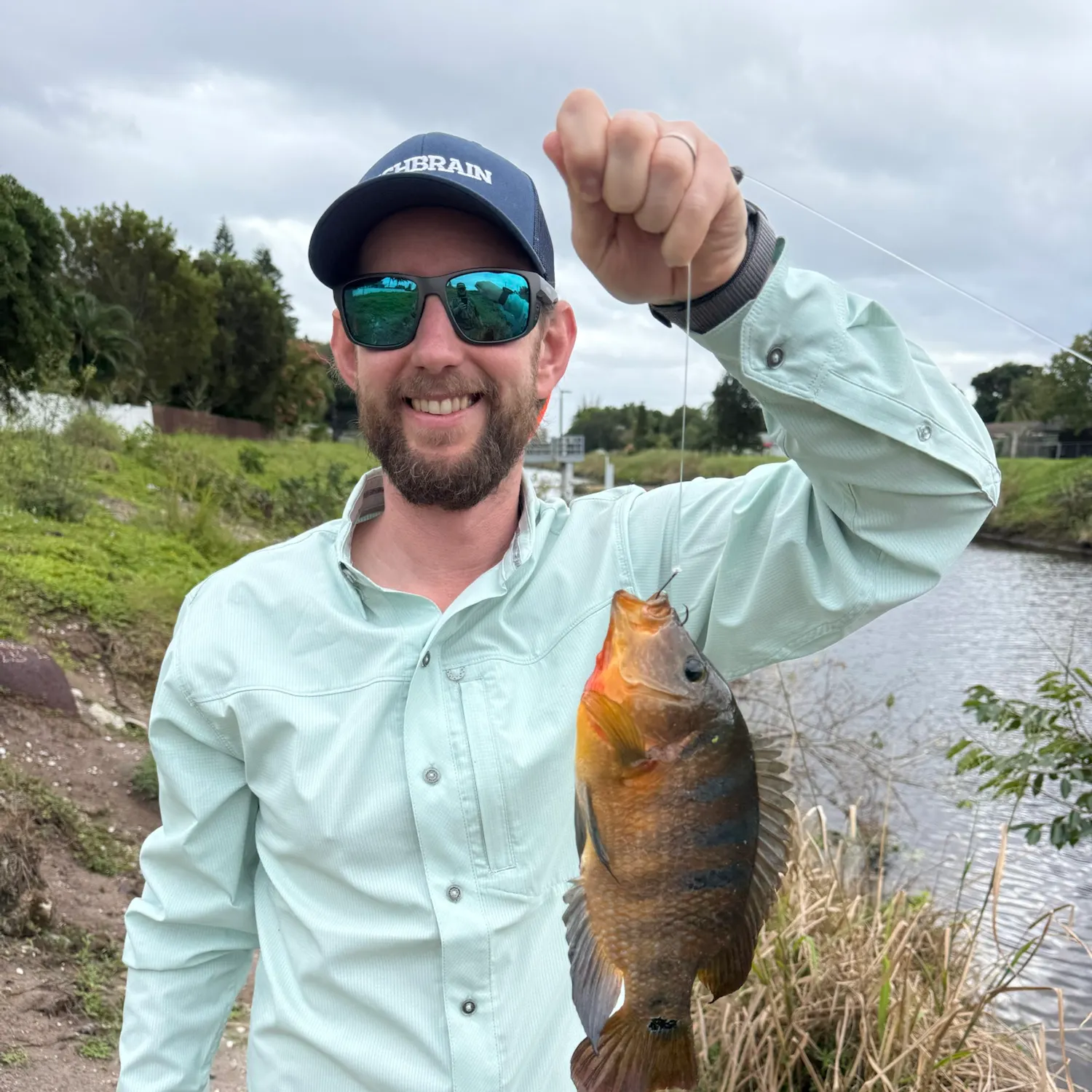 Mayan cichlid caught on Fishbrain