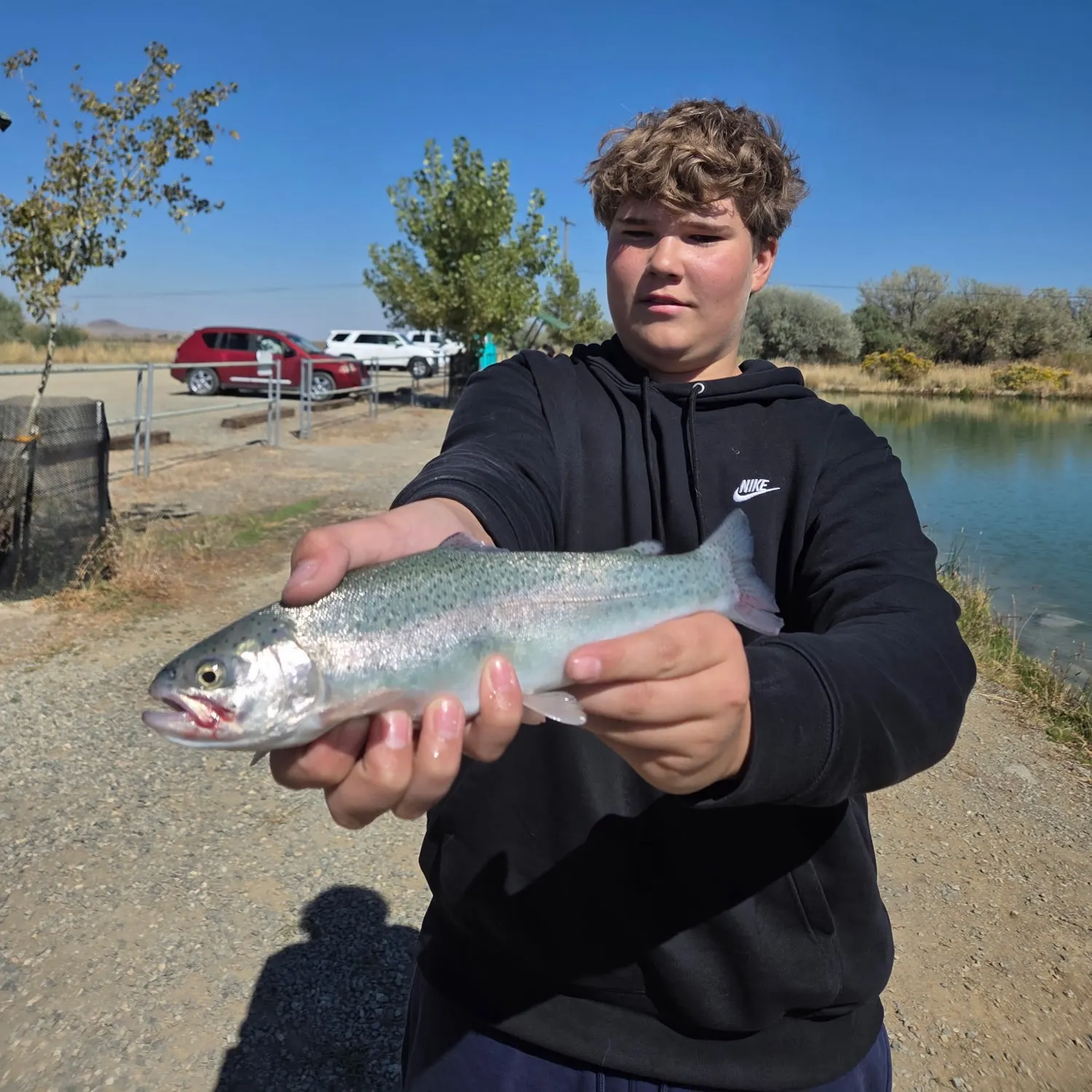 Rainbow trout caught on Fishbrain