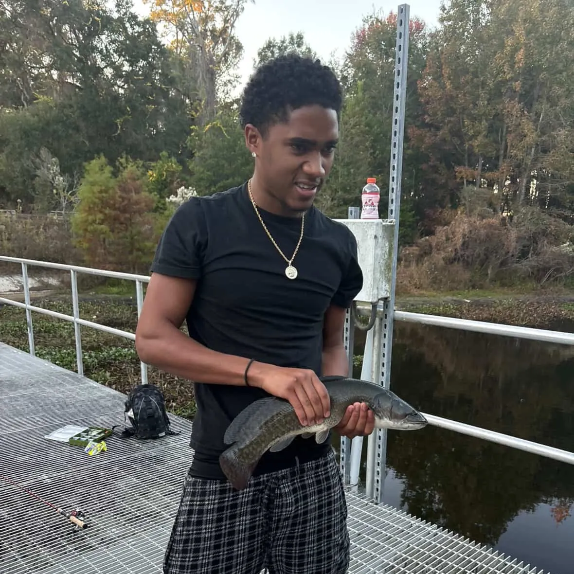 Ruddy bowfin caught on Fishbrain