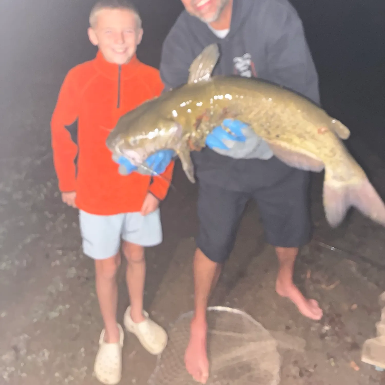 Channel catfish caught on Fishbrain