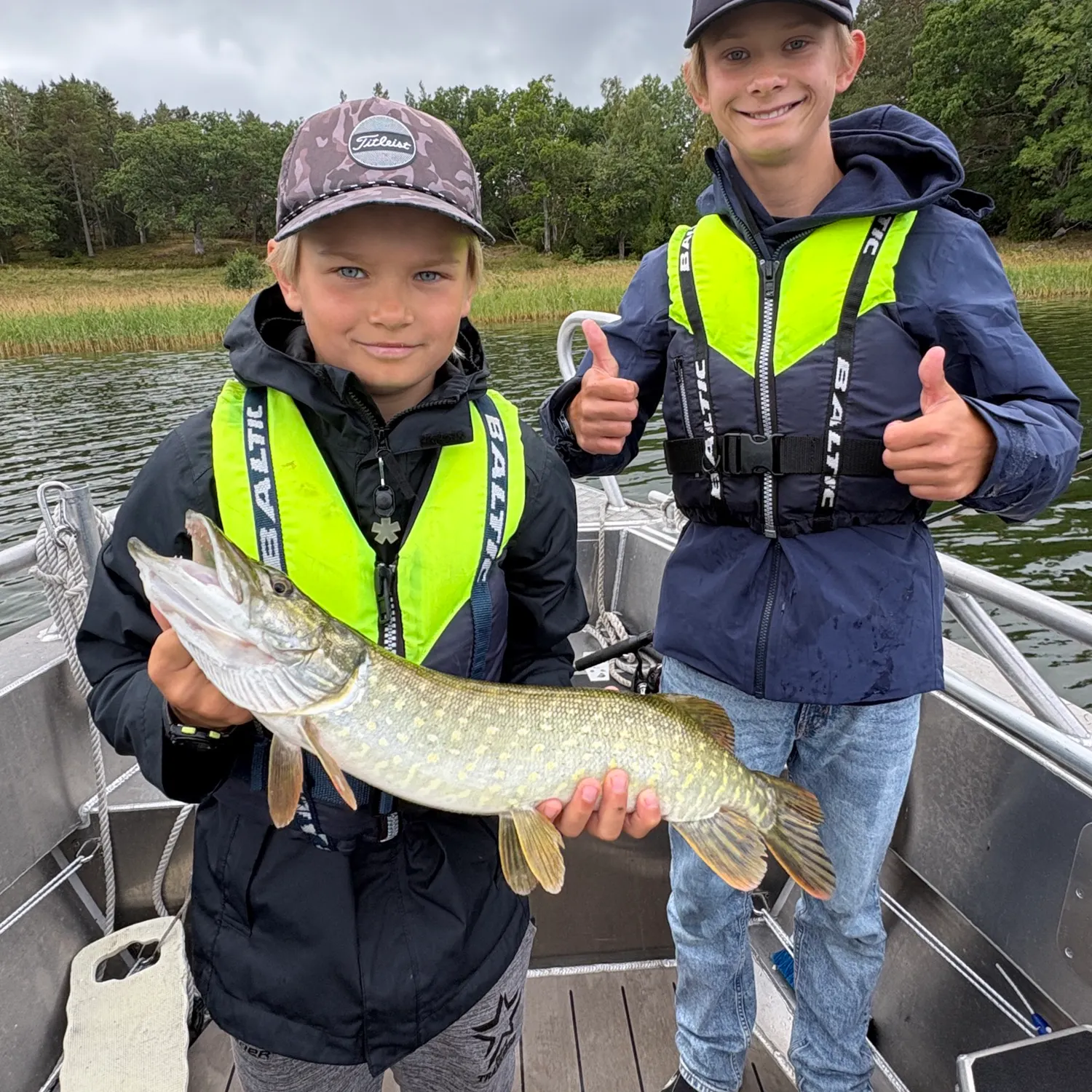 Northern pike caught on Fishbrain
