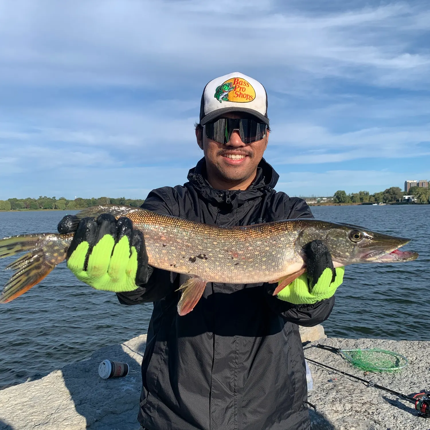 Northern pike caught on Fishbrain