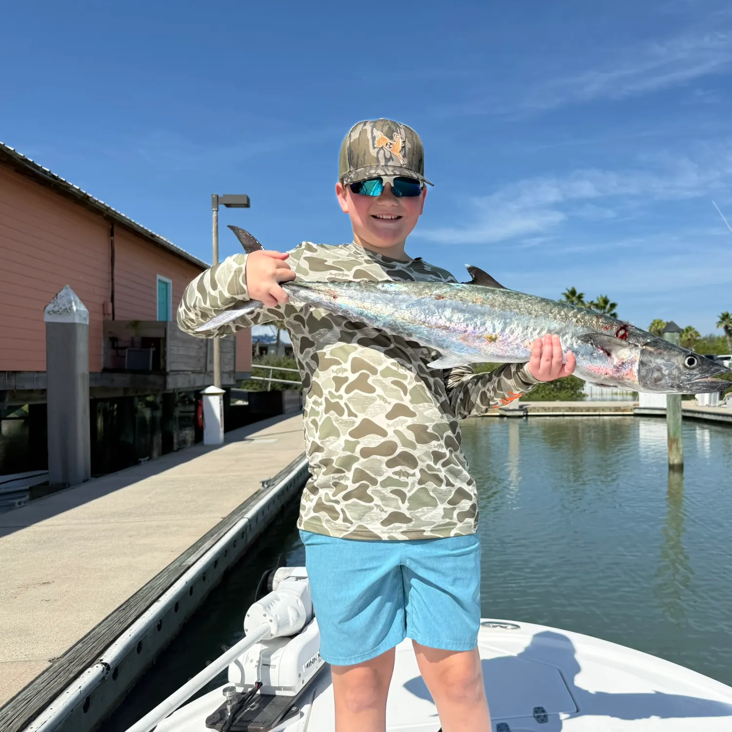 King mackerel caught on Fishbrain