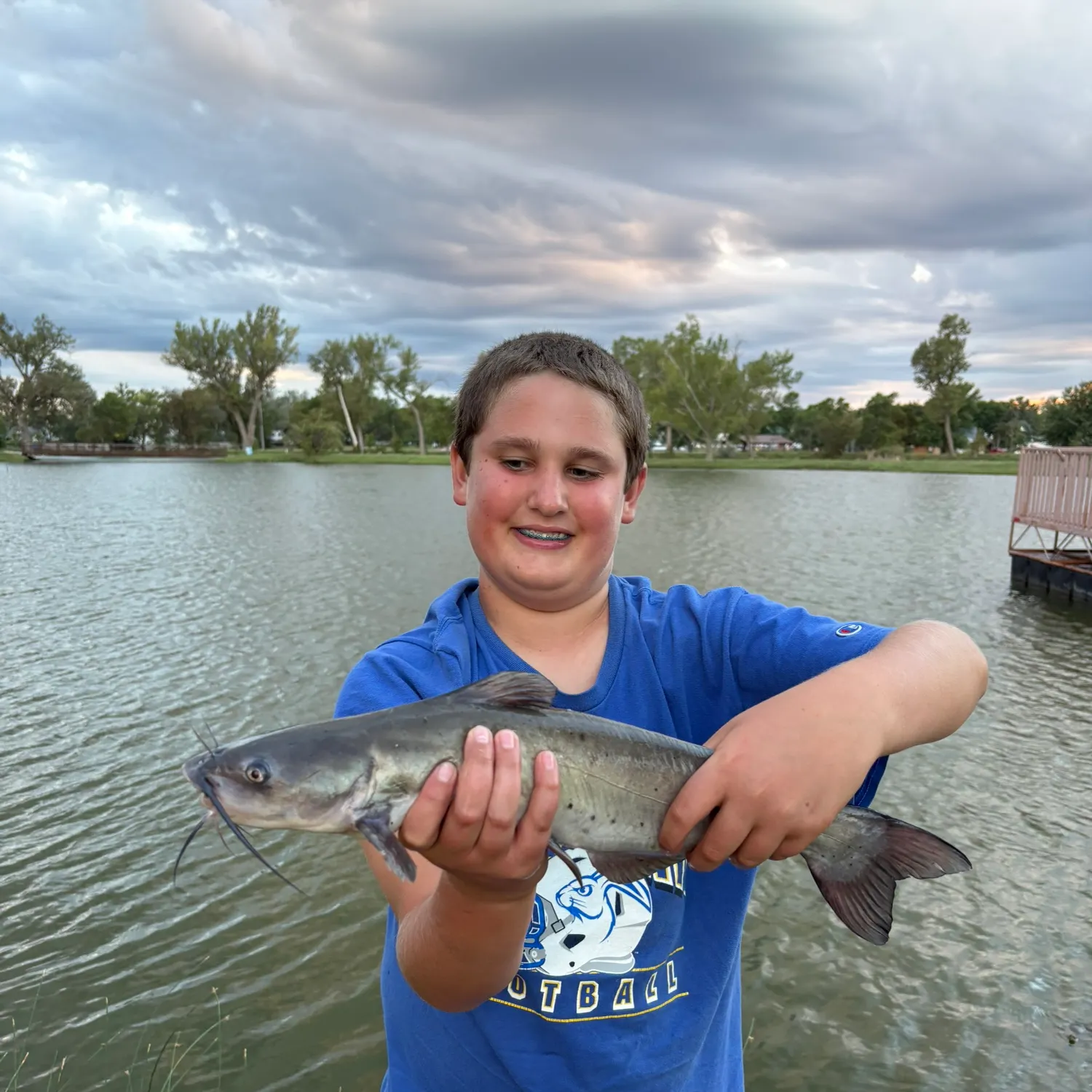 Channel catfish caught on Fishbrain