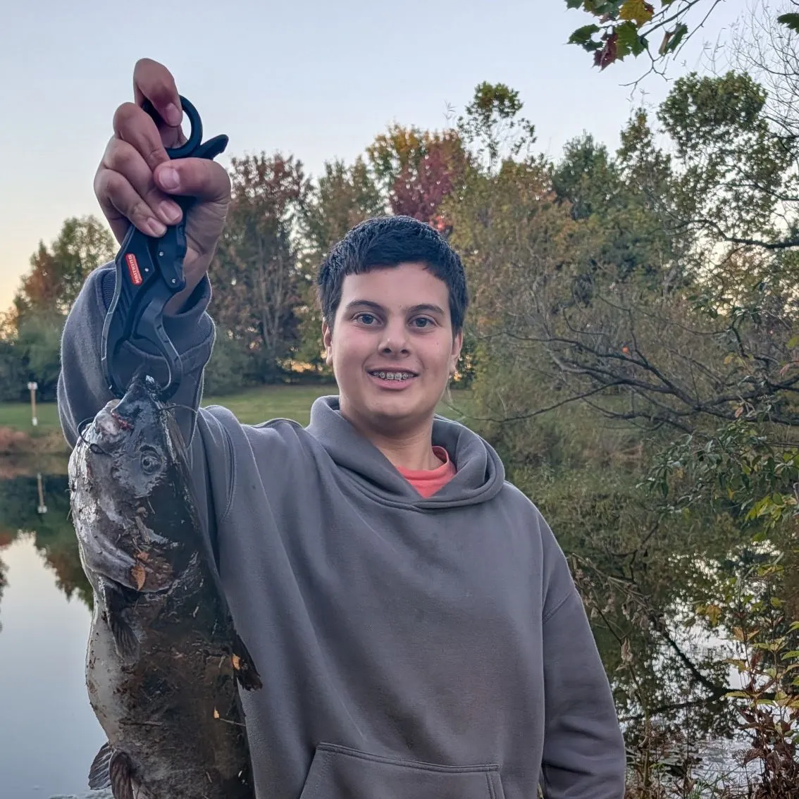 Channel catfish caught on Fishbrain