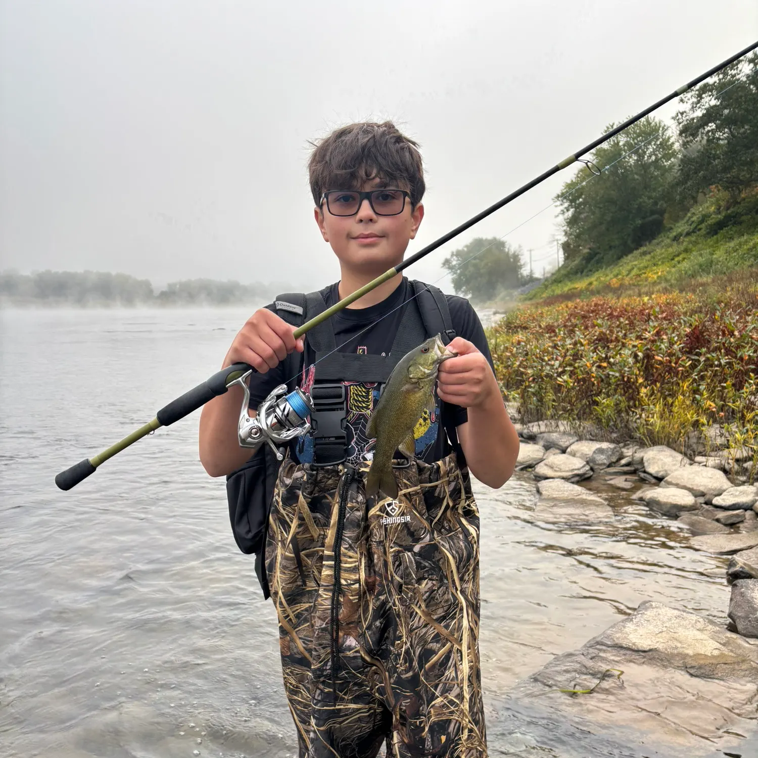 Smallmouth bass caught on Fishbrain