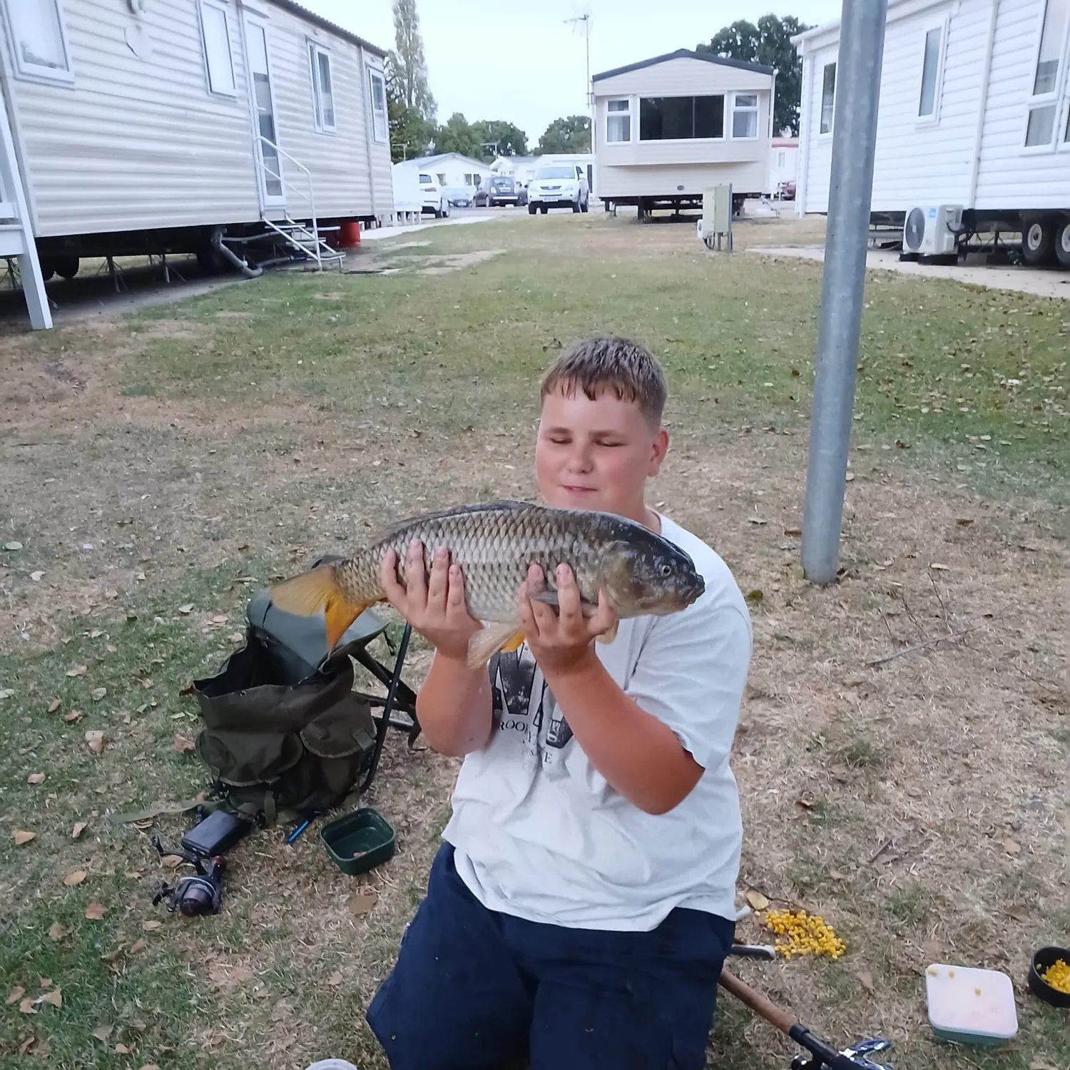 Common carp caught on Fishbrain