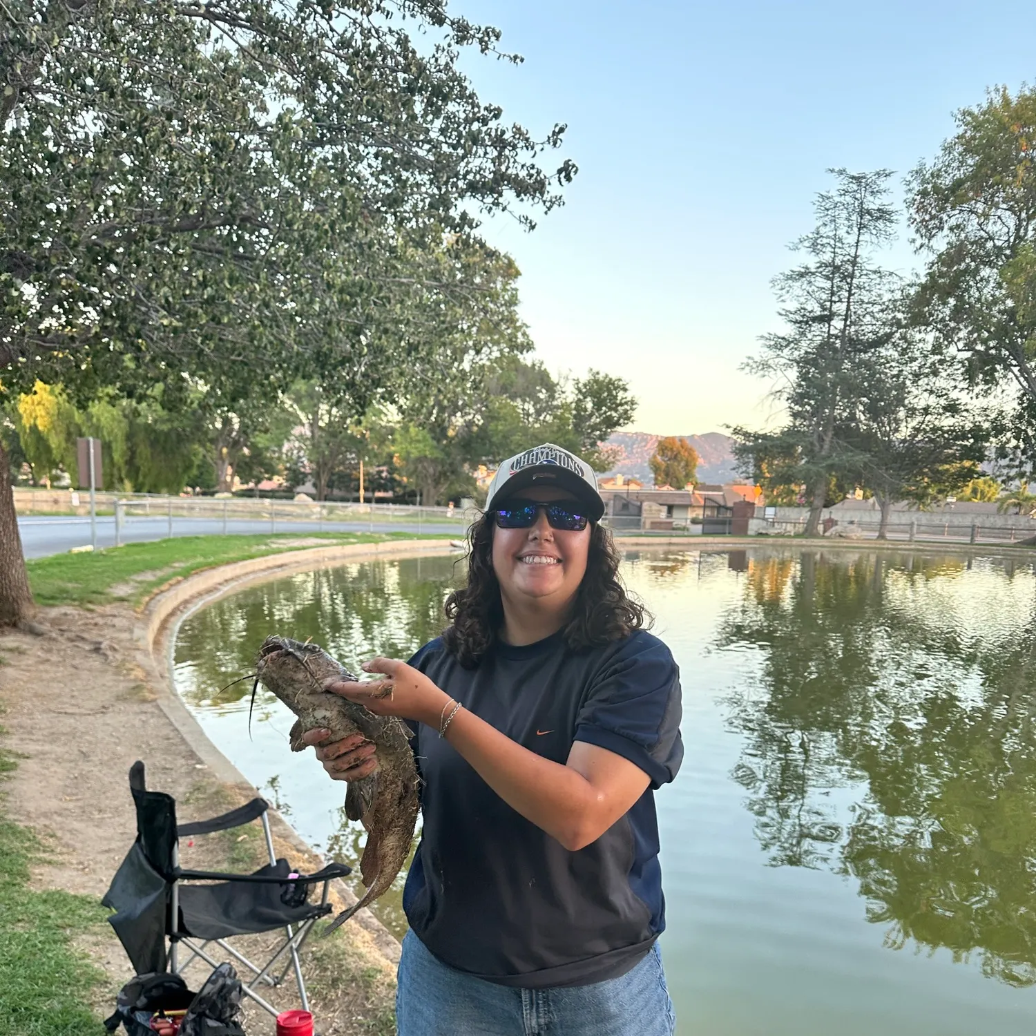 Channel catfish caught on Fishbrain