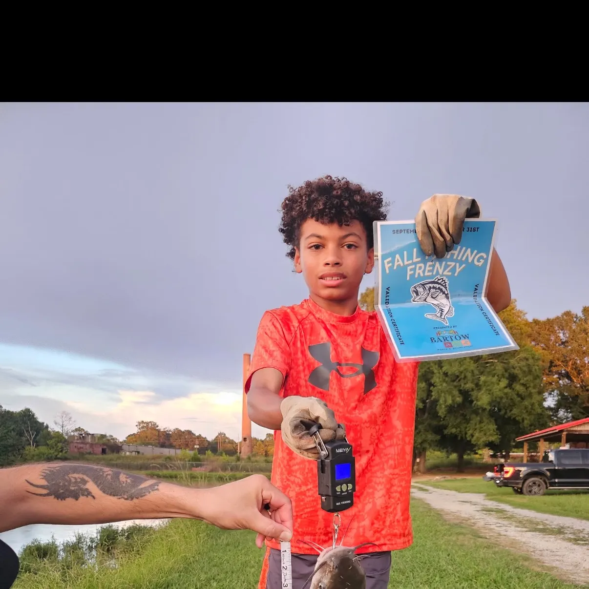 Channel catfish caught on Fishbrain
