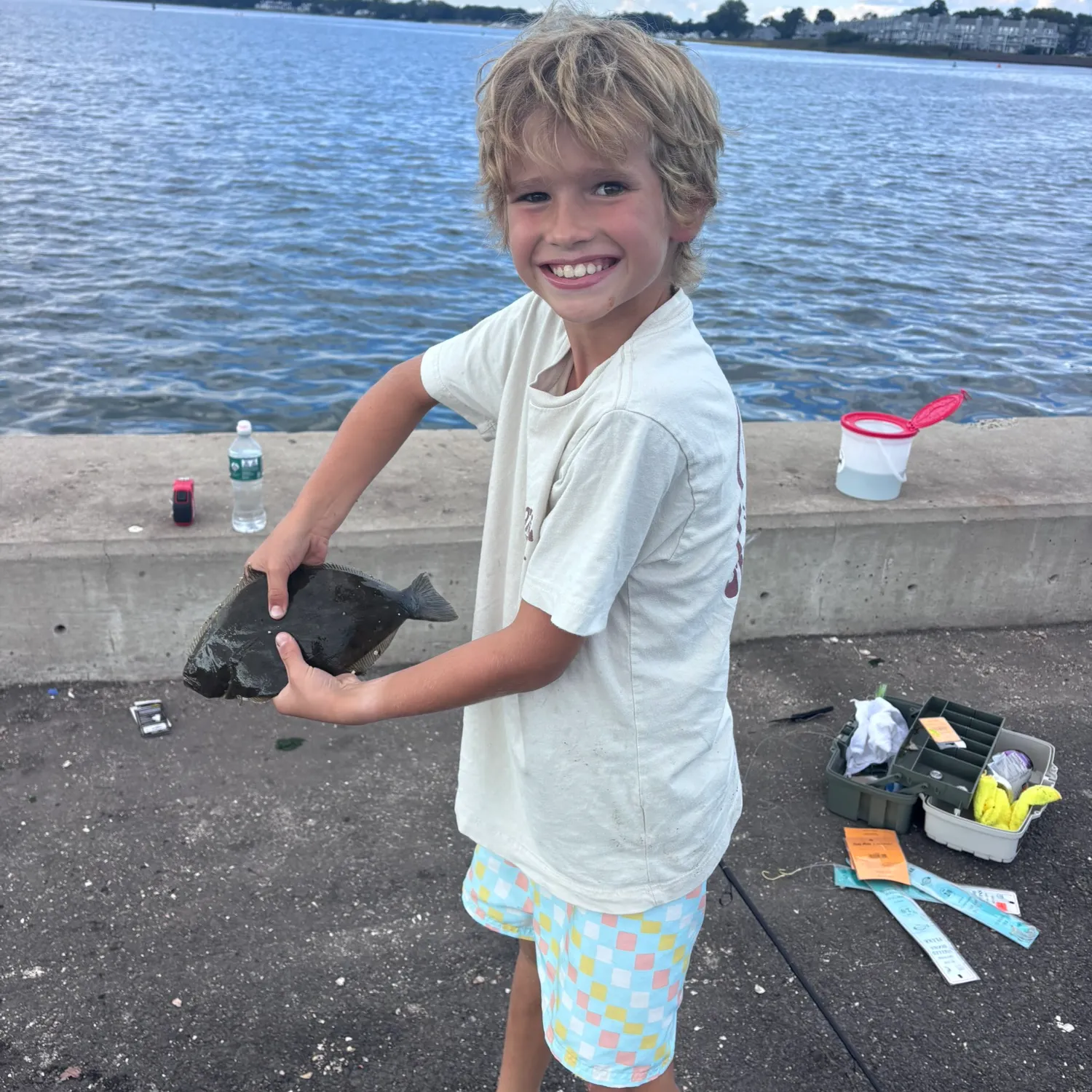 Summer flounder caught on Fishbrain
