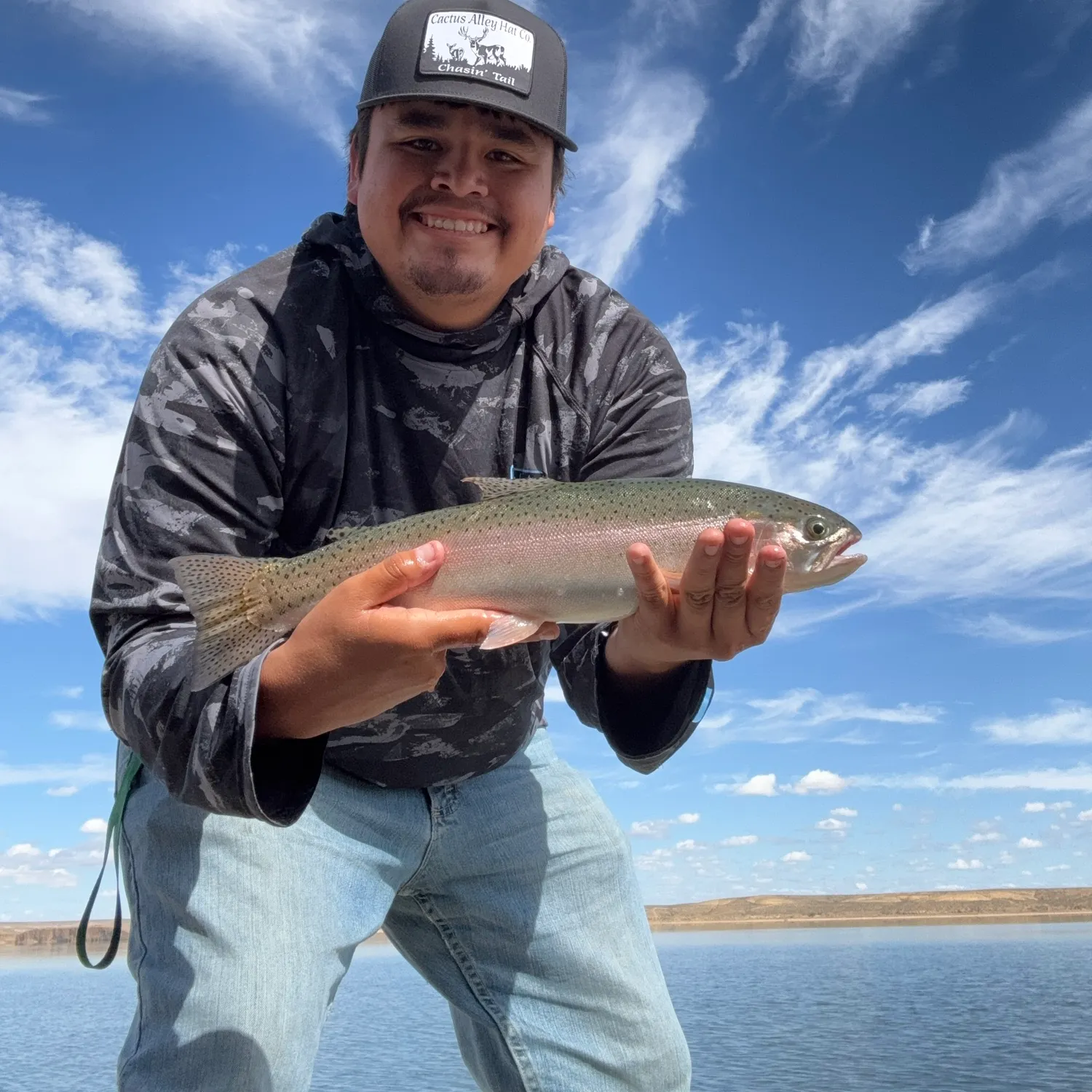 Rainbow trout caught on Fishbrain