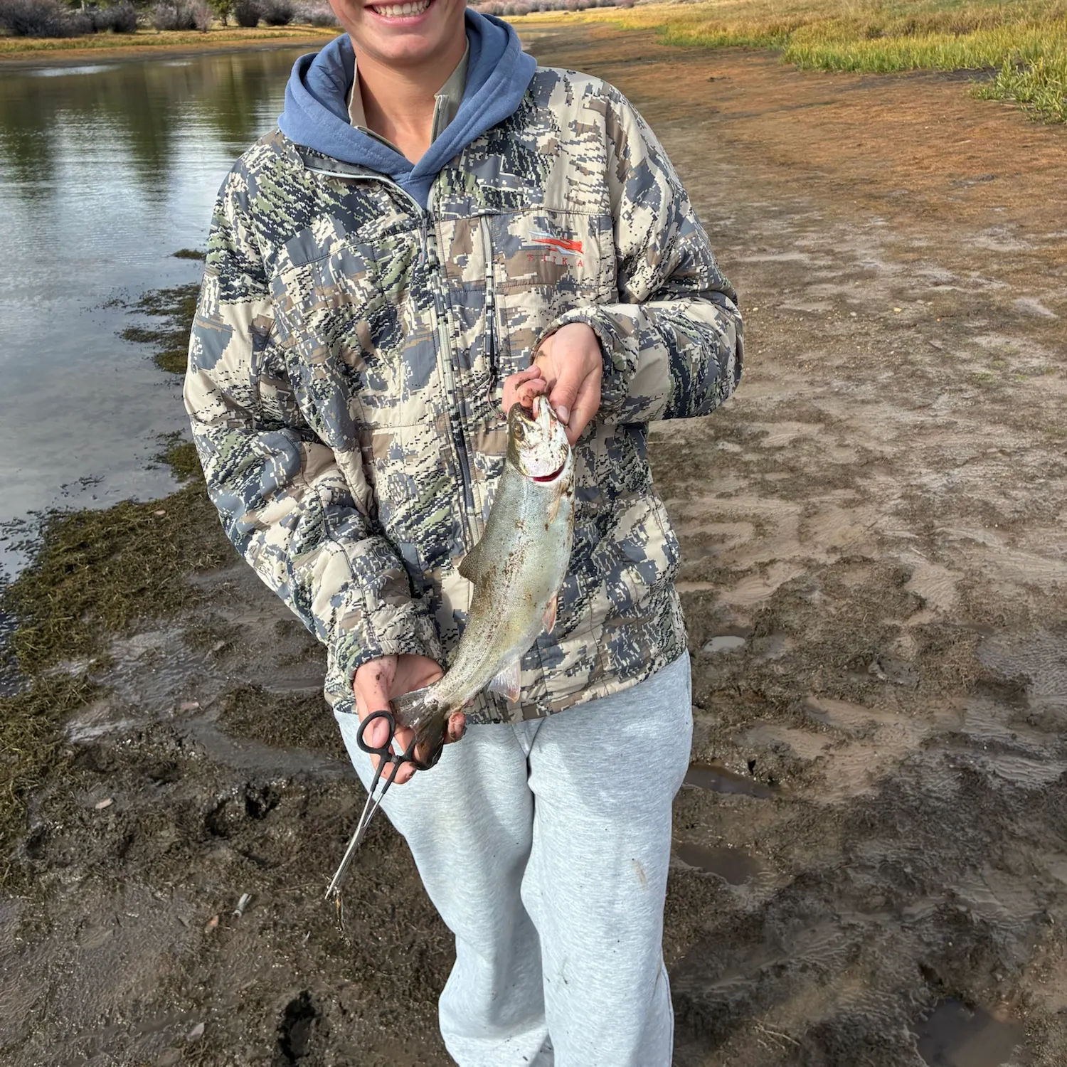 Rainbow trout caught on Fishbrain