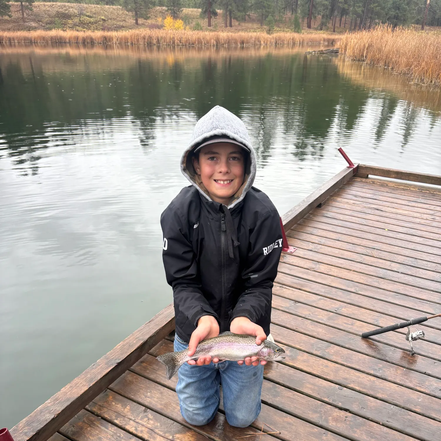 Rainbow trout caught on Fishbrain