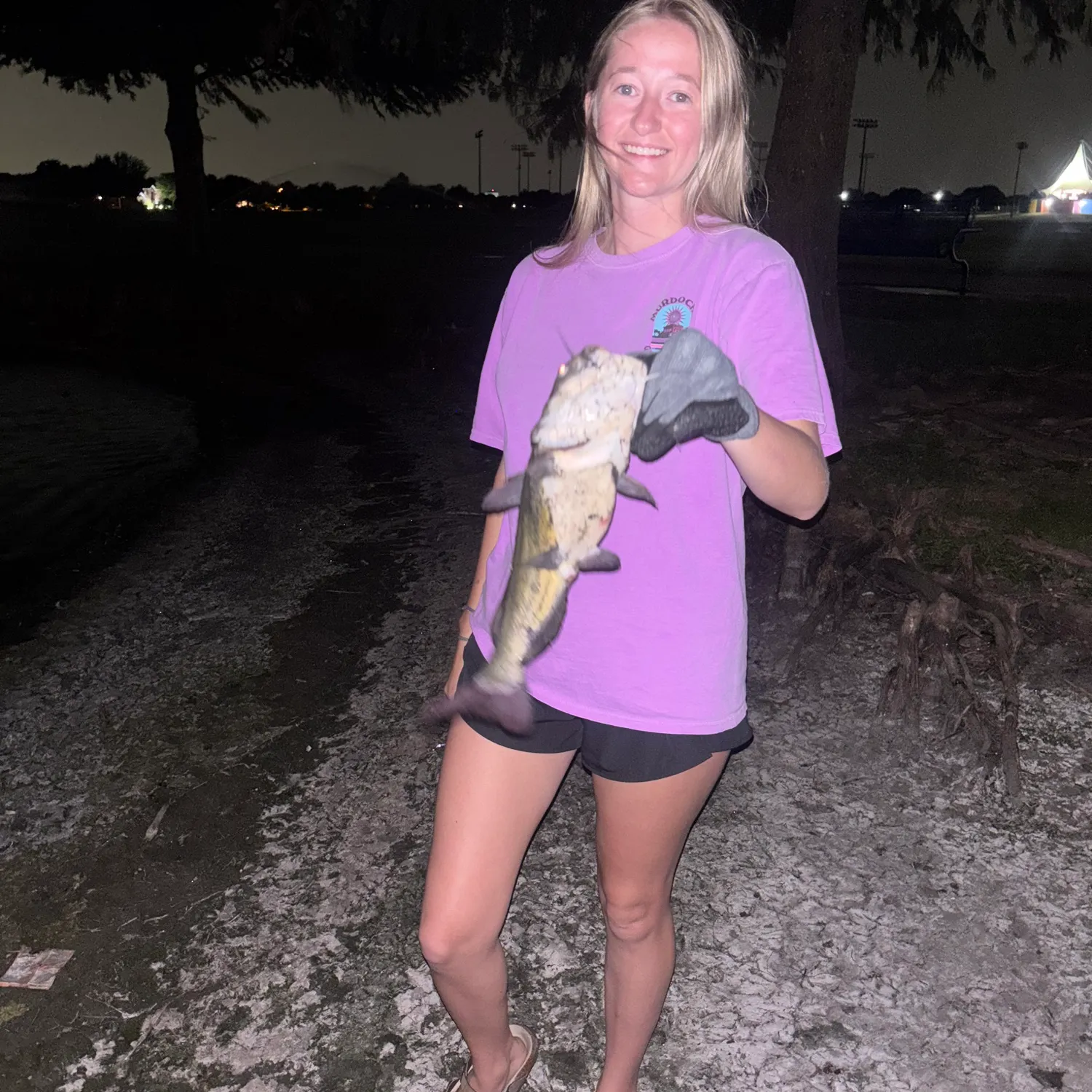 Channel catfish caught on Fishbrain